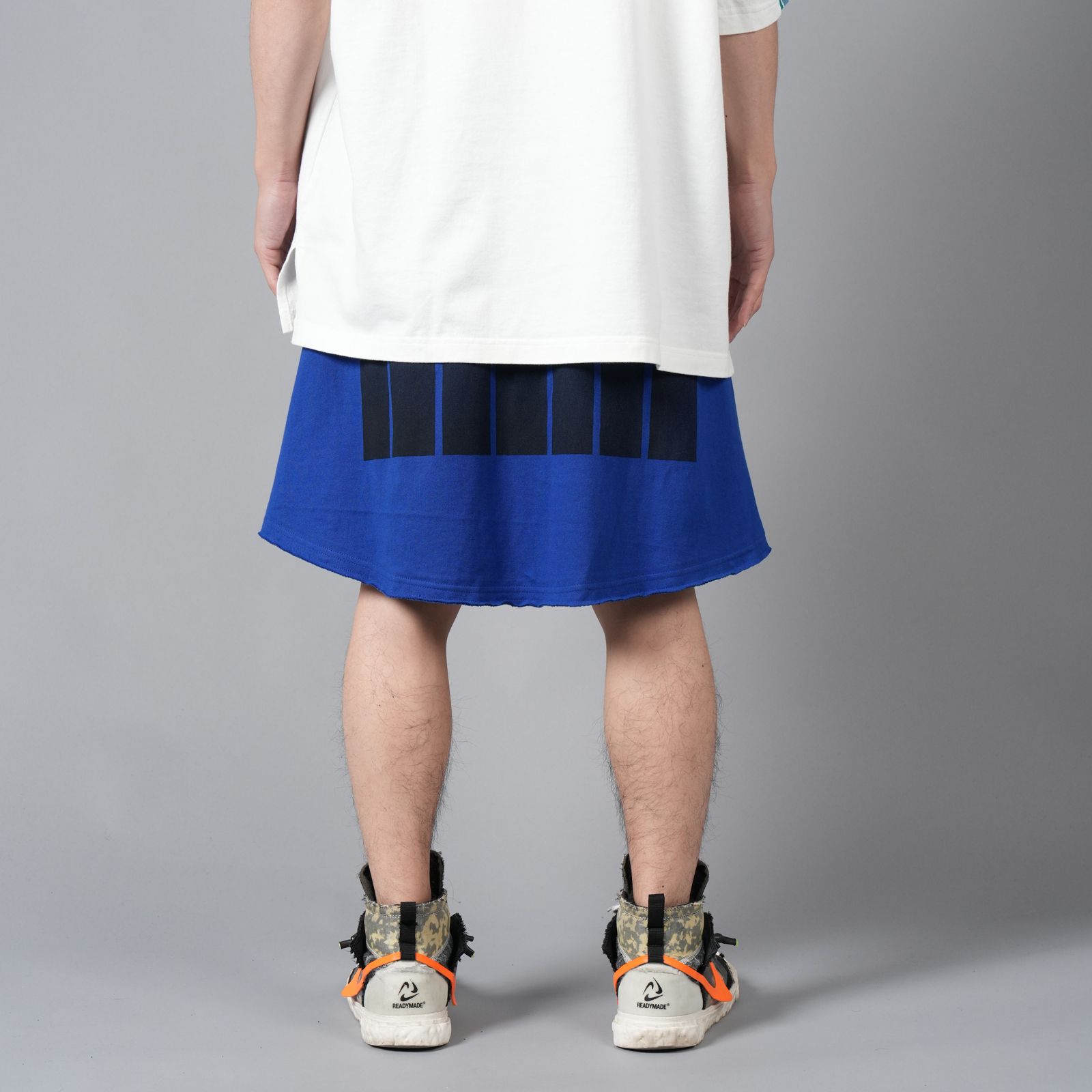 【ラスト1点】 BARS SWEAT SHORTS / セブンバー スウェットショーツ (ペトロル)