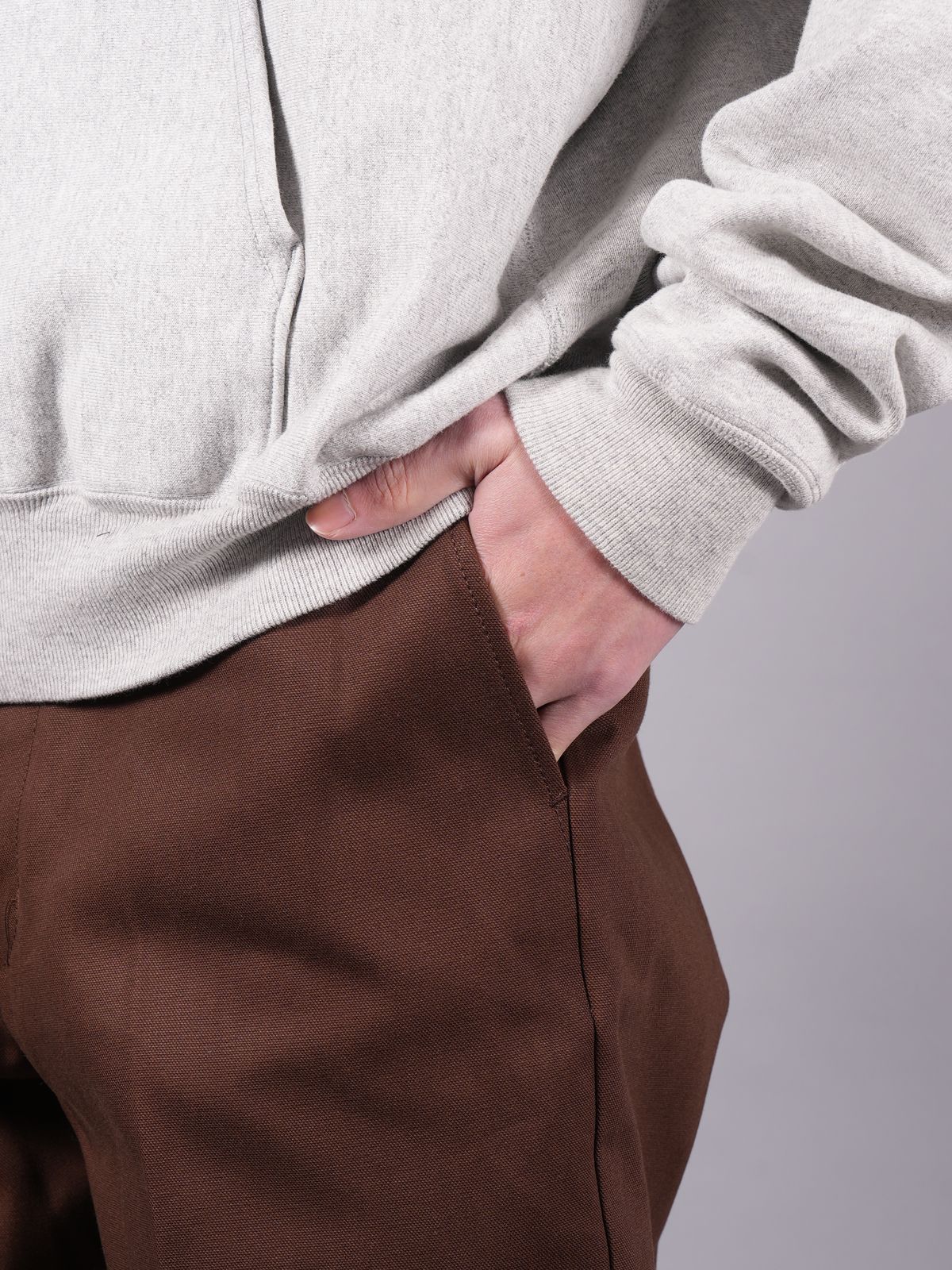 【ラスト1点】 SM-S23-0000-060 / WIDE PANTS / ワイドパンツ (ブラウン)