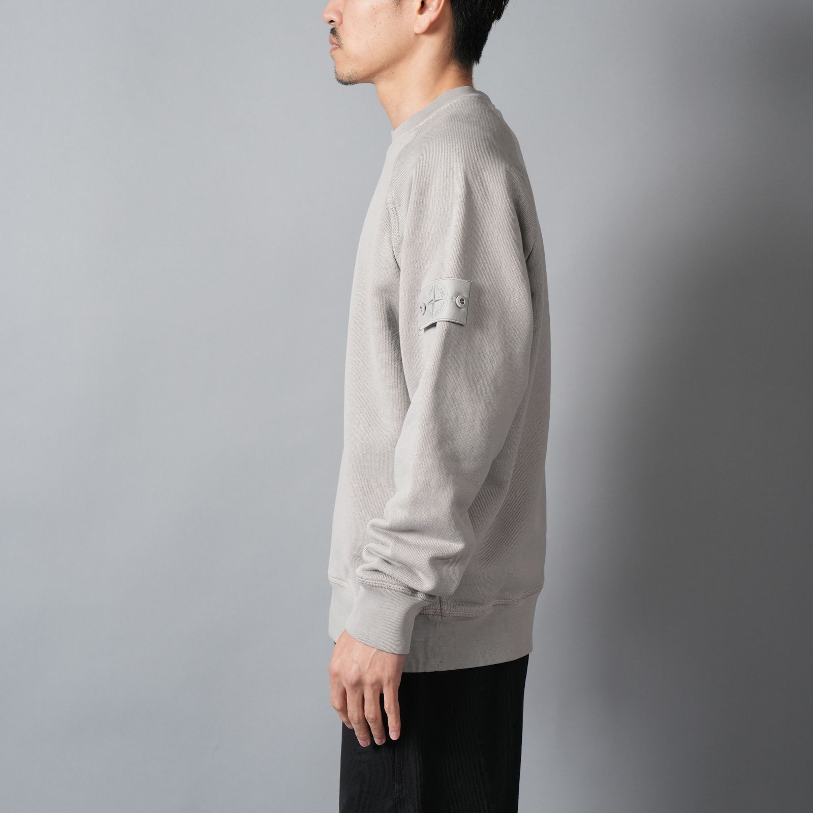 【残りわずか】6100028 / HEAVY ORGANIC COTTON FLEECE_S.I. GHOST / クルーネックスウェット・トレーナー (ダスト)
