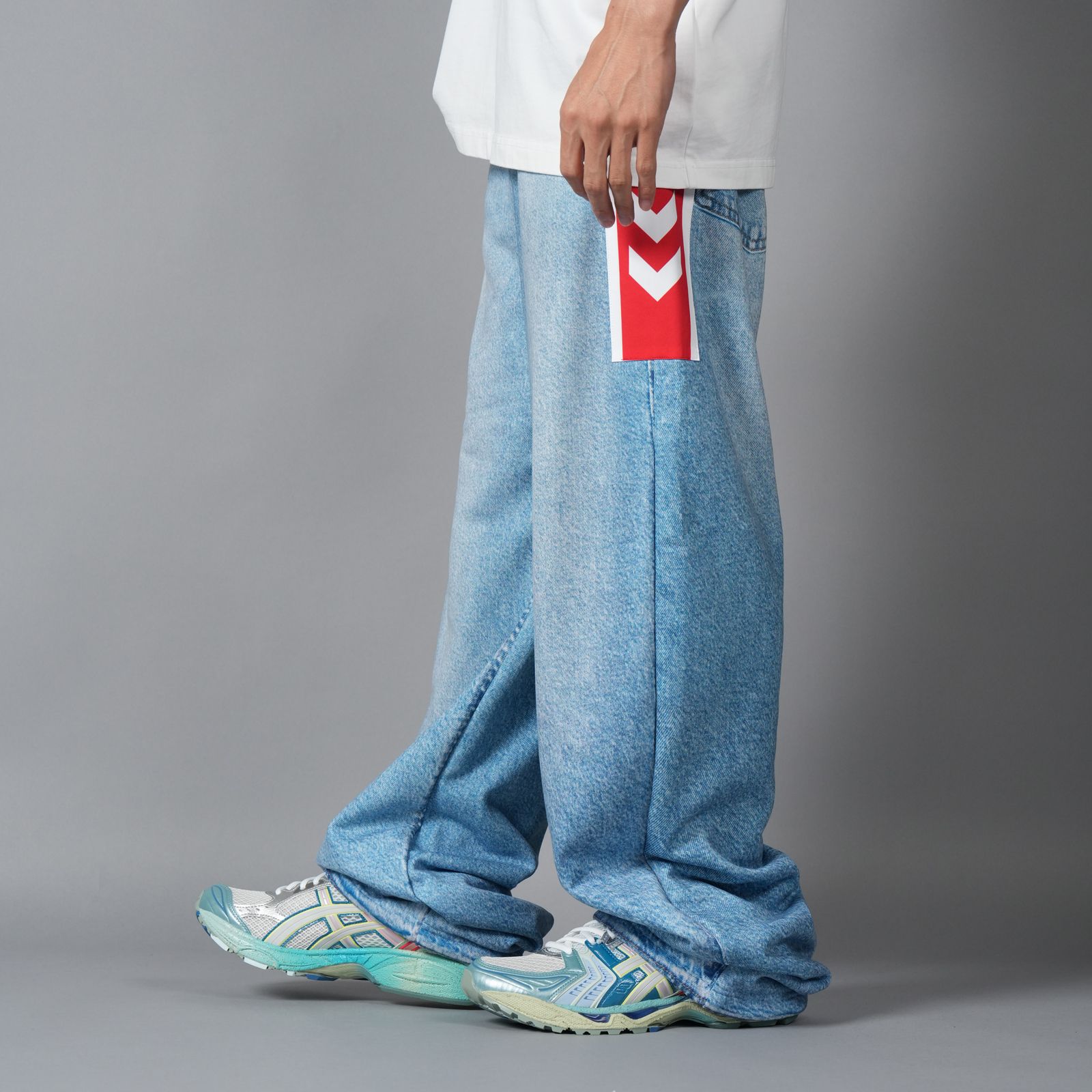 TRANS DENIM SWEAT TROUSER / トランス デニム スウェット トラウザー (インディゴ)