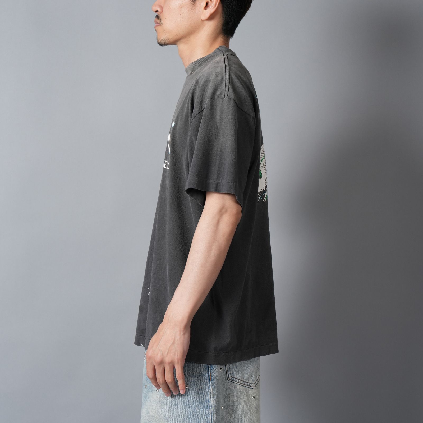 SM-MK8-0000-005 / SS T-SHIRT / SAINT / BLACK / Tシャツ (ブラック)