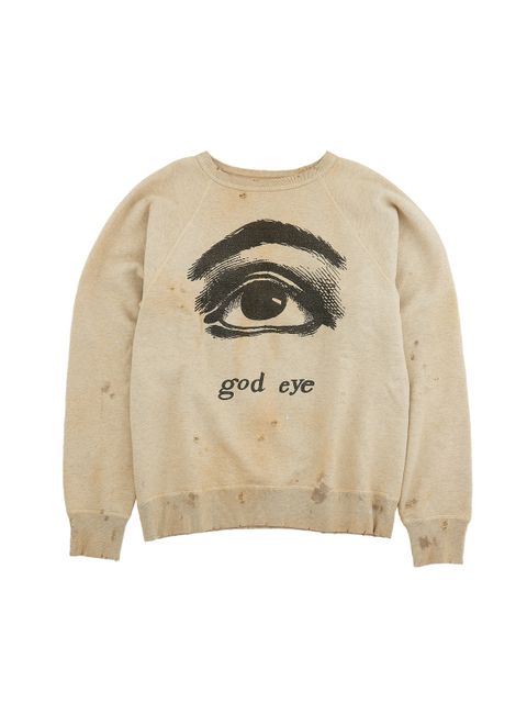 SM-S21-0000-021 / RAGLAN SWEAT SH_eye_GREY /  ラグランスウェット アイ (グレー)