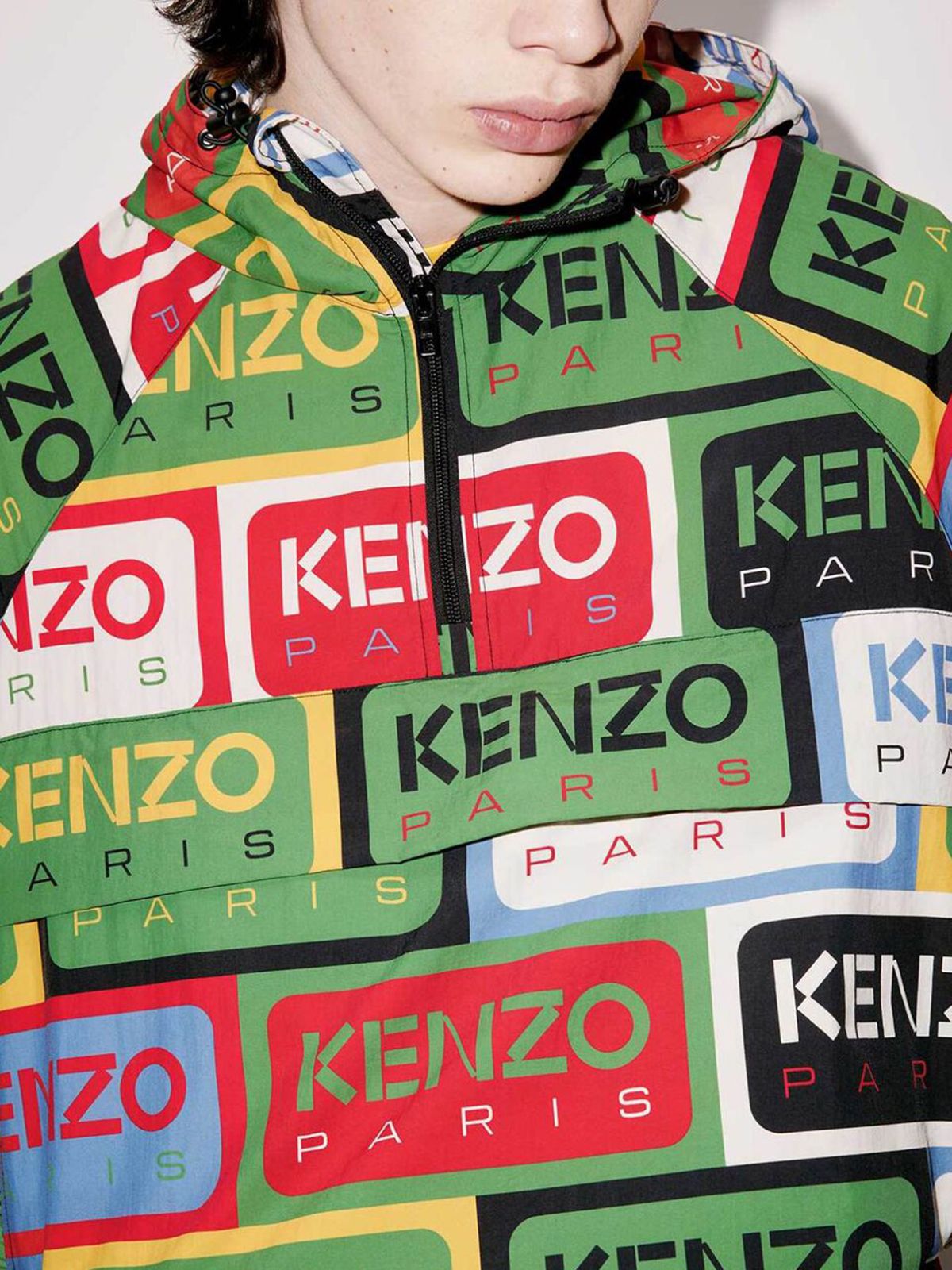 KENZO - Kenzo Label Packable Anorak / ケンゾー ラベル パッカブル