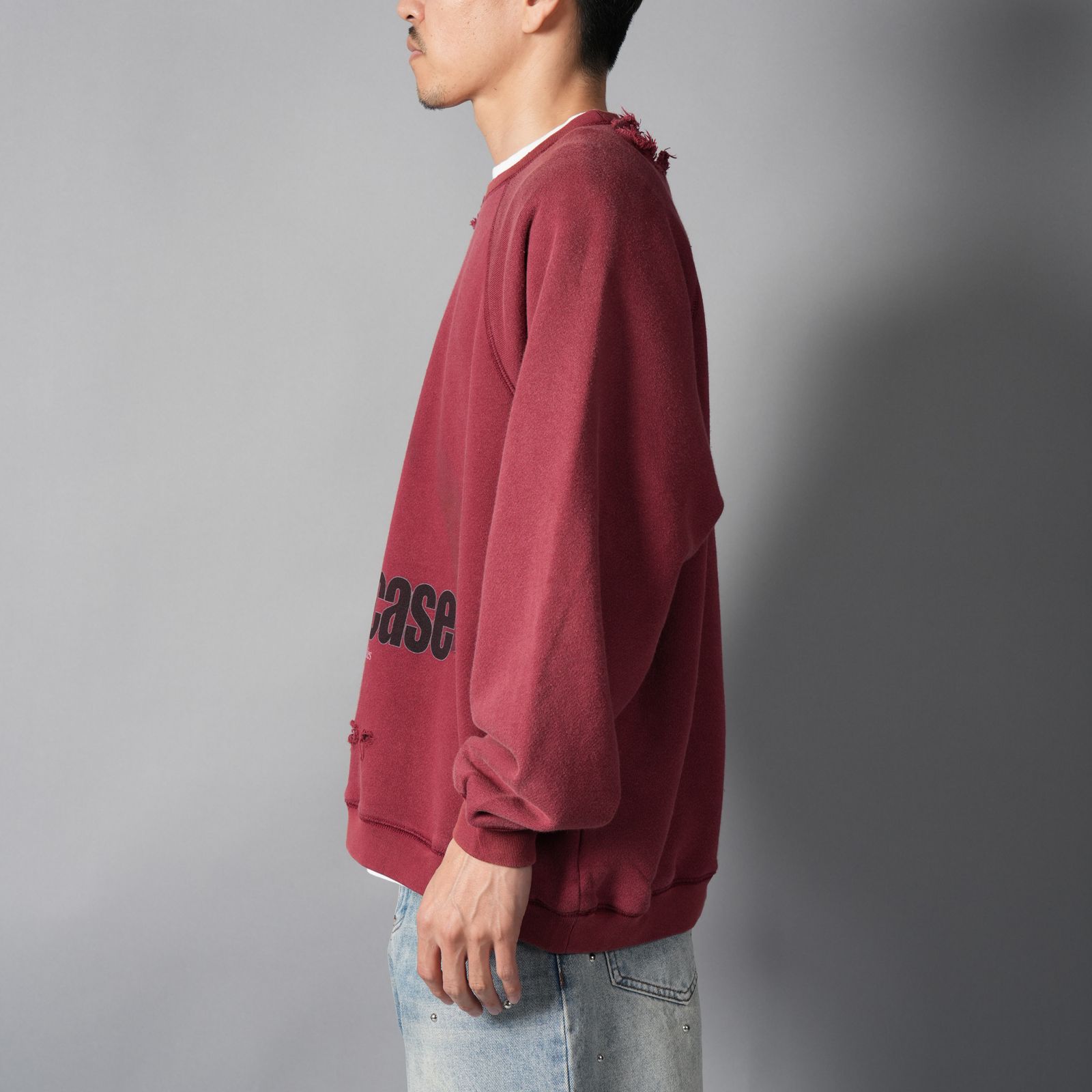 【残りわずか】MIRACLE, crewneck / クルーネックスウェット ・ トレーナー (レッド)