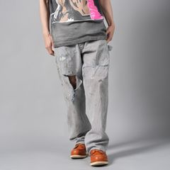 【ラスト1点】SM-YS8-0000-052 / DENIM PANTS / HICKORY / STRP / デニムパンツ (ヒッコリーストライプ)