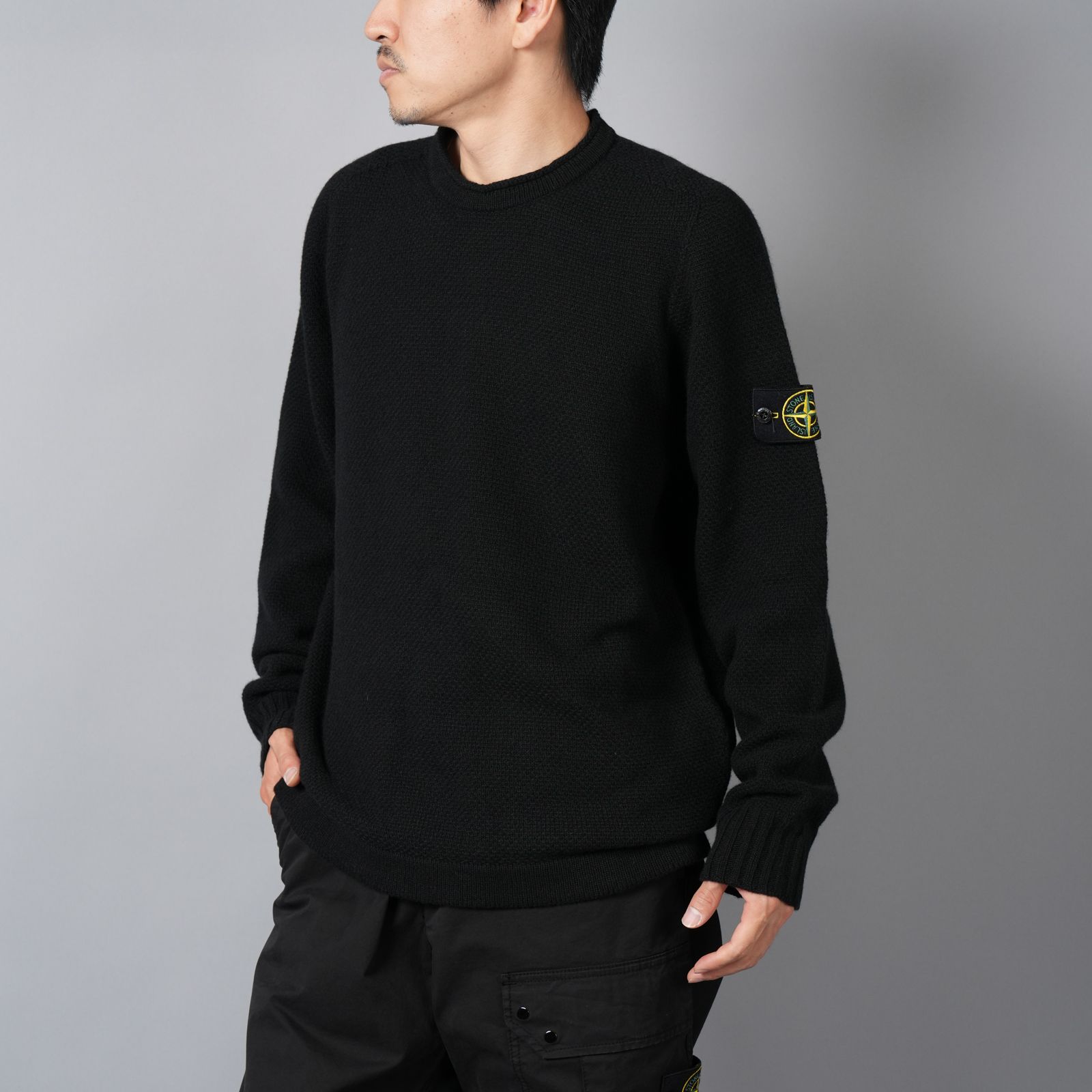 STONE ISLAND - 【ラスト1点】568A3 / KNIT SWEATER / ニットセーター (ブラック) | Confidence