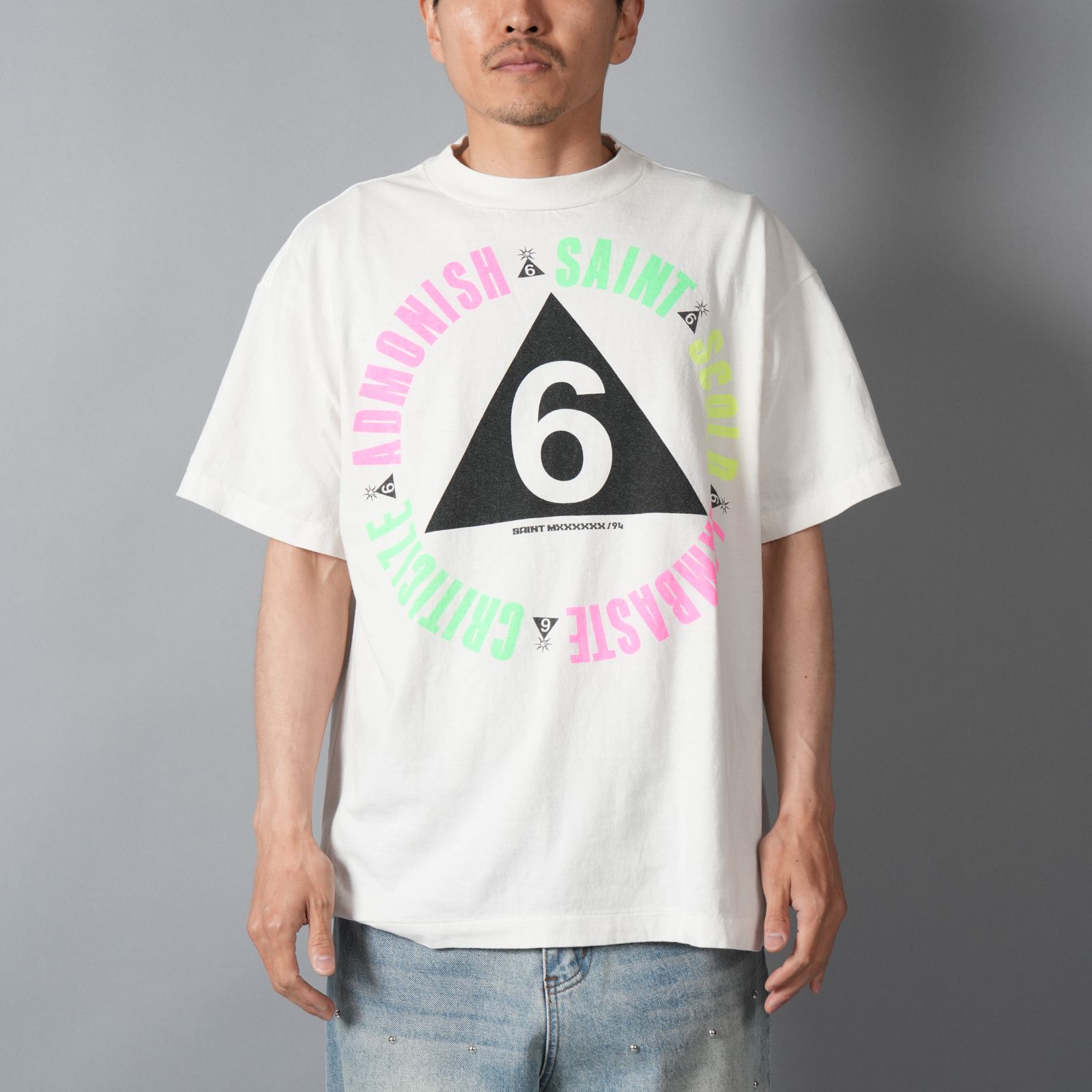 【残りわずか】SM-MK8-0000-014 / SS T-SHIRT / 6 / WHITE / Tシャツ (ホワイト)
