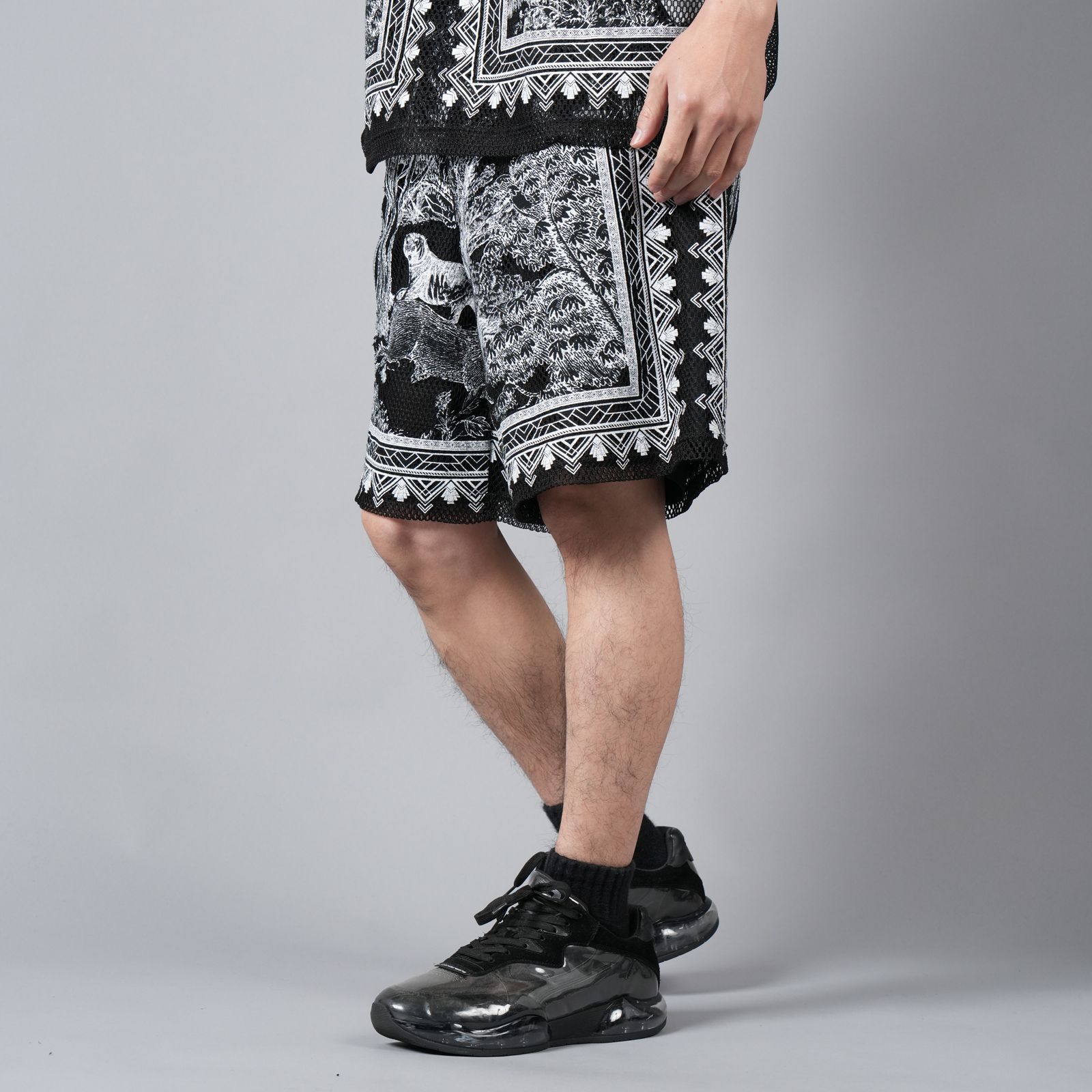 TAAKK - MESH SHORT PANTS / メッシュショートパンツ (ブラック ...