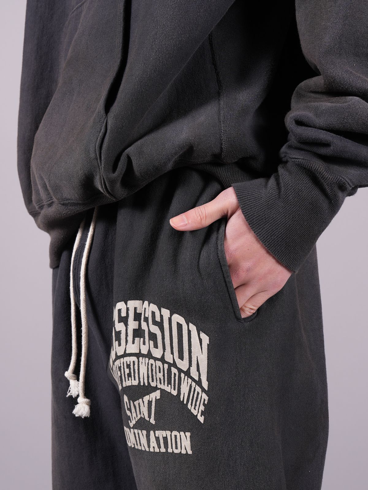 【ラスト1点】 SM-A22-0000-031 / SWT PNT / POSSESION / BLACK / スウェットパンツ  (ブラック)