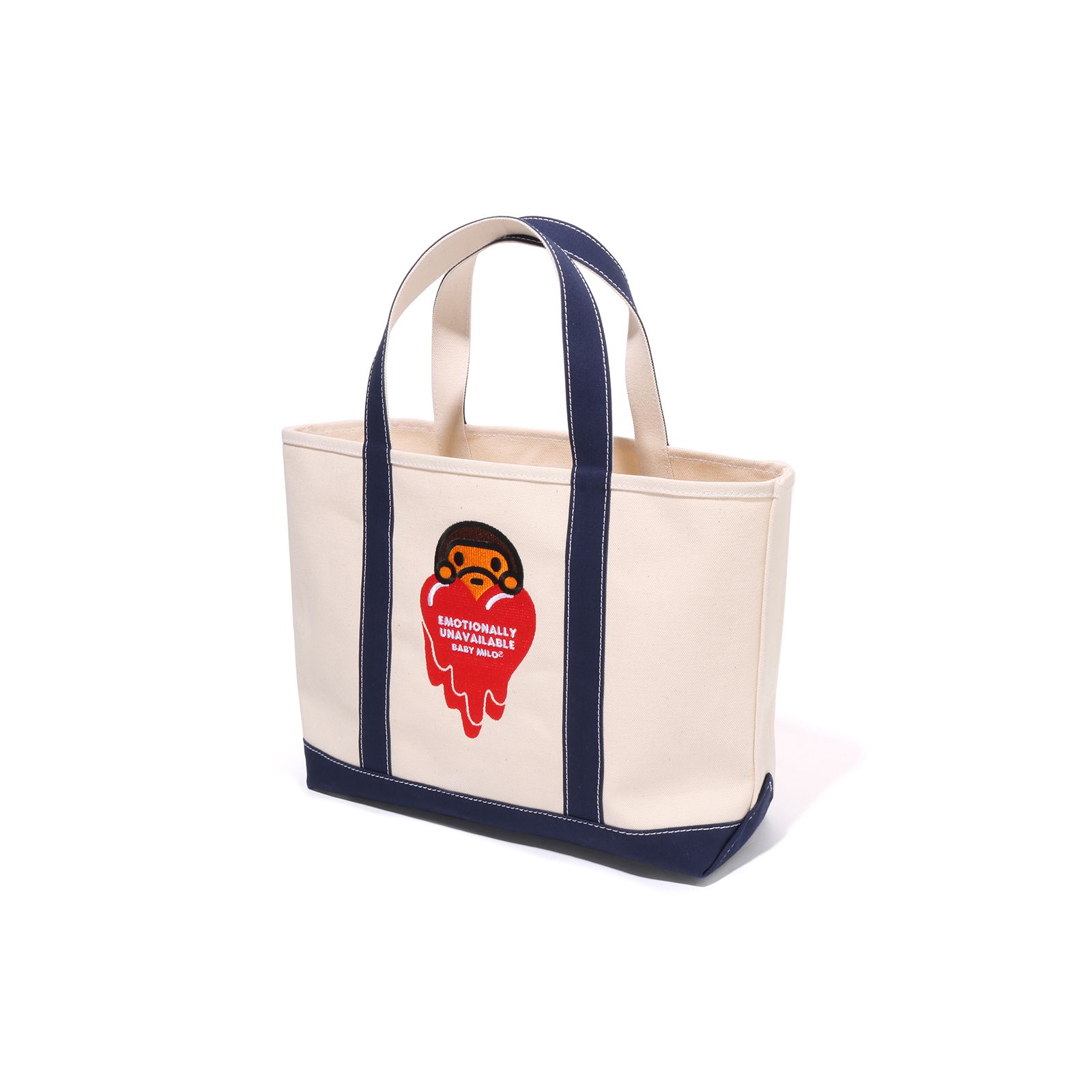 【ラスト1点】【コラボ】EU-HR8-0000-C37 / EU MILO TOTE / NAVY / トートバック  (ネイビー)