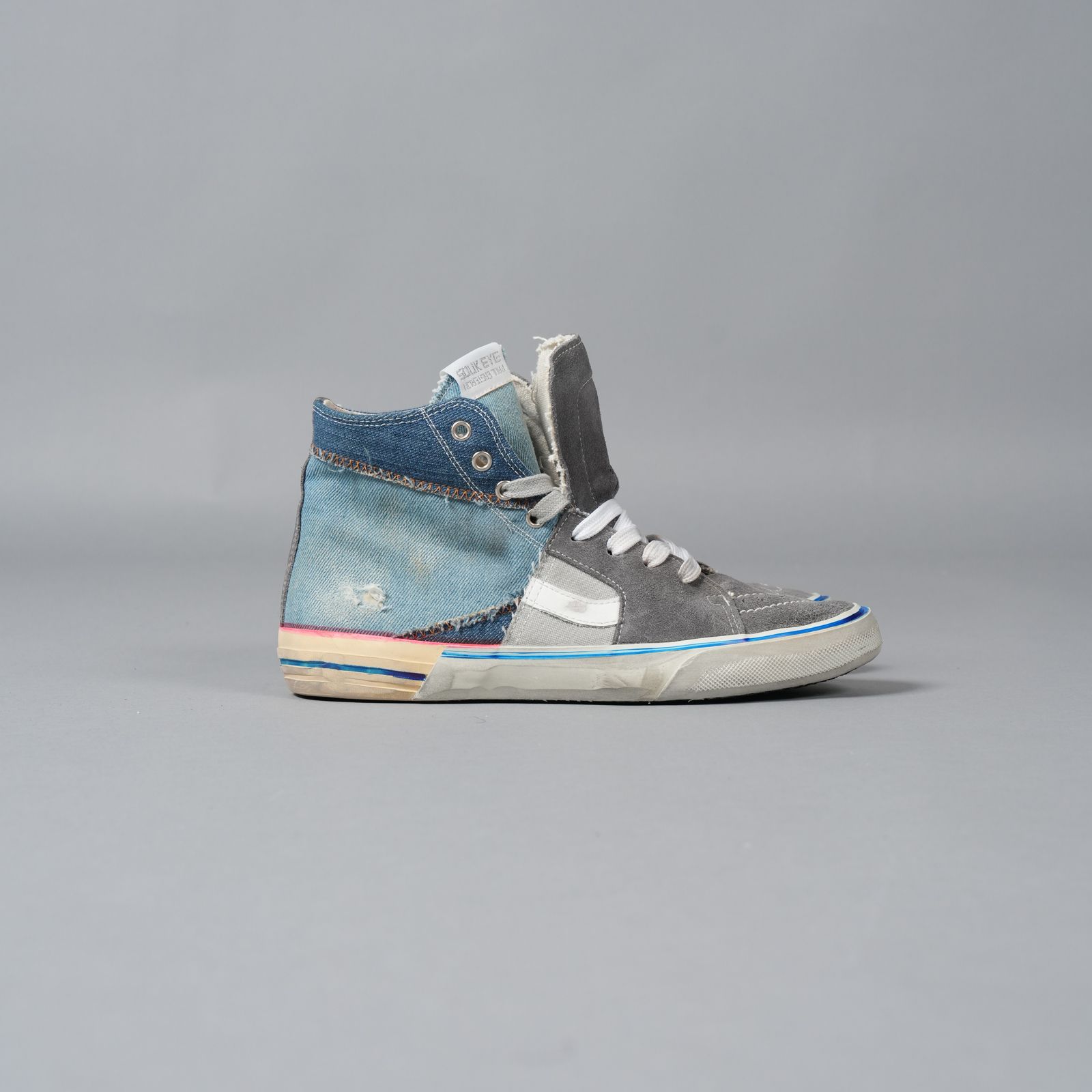 【ラスト1点】CALY STAR HI / キャリースターハイ / スニーカー (グレー/デニム)