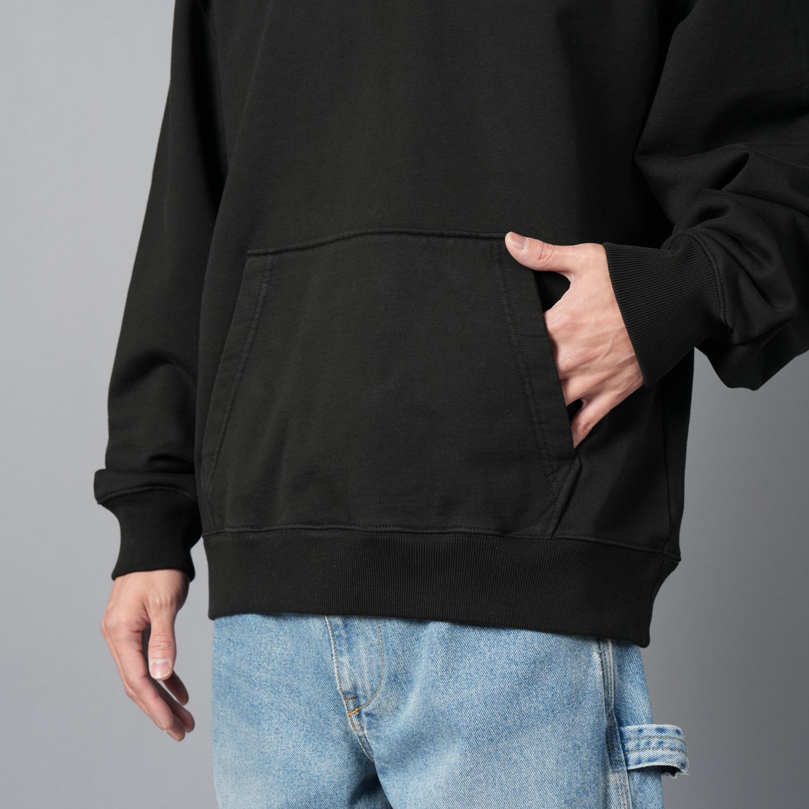 【限定】 VERDY COLLECTION EMBROIDERED CLASSIC HOODIE / 'KENZO by Verdy' エンブロイド フ―ディー / クラシックフーディー (ブラック)