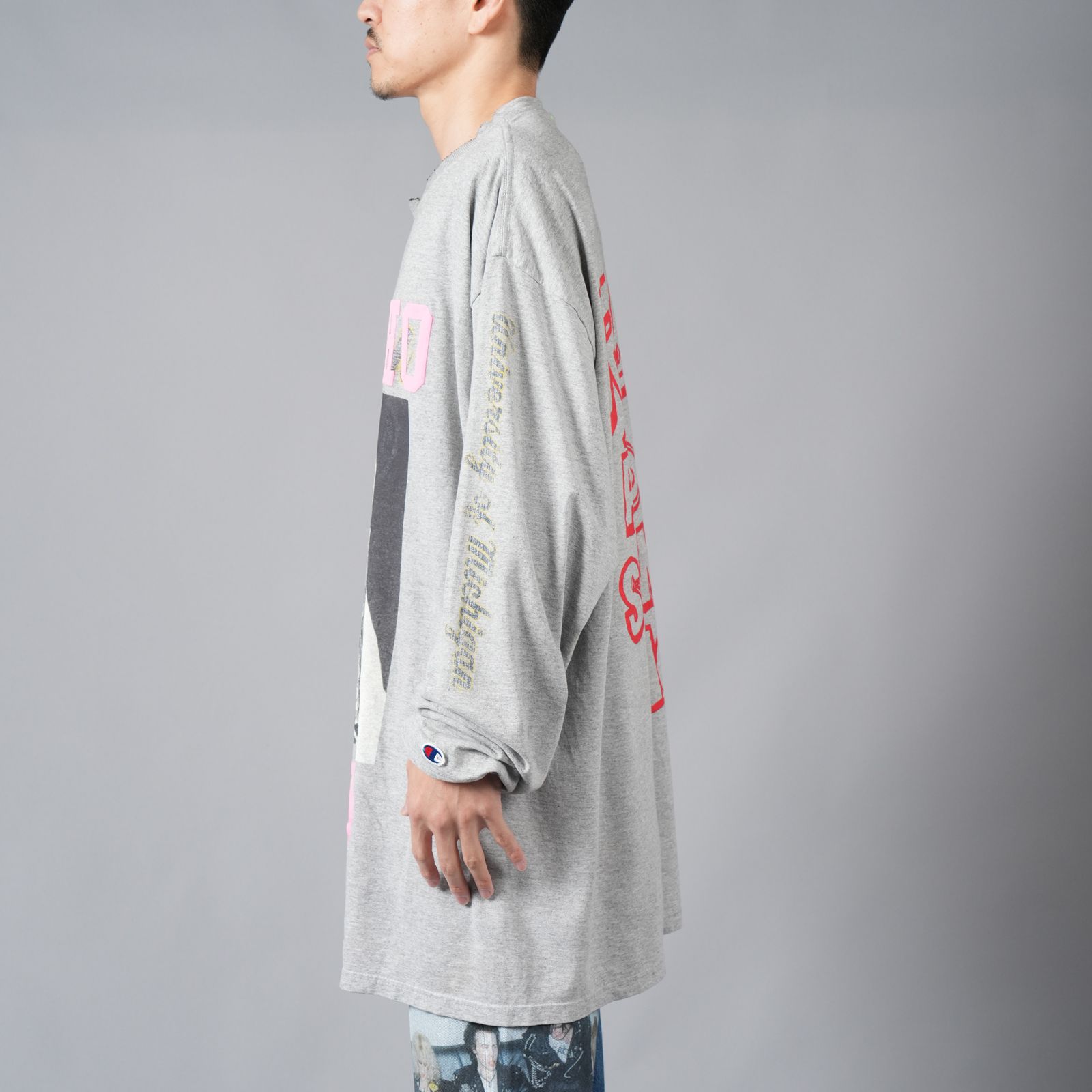 Psychodelic Tee / サイデリック / ロンT・カットソー [XXLサイズ] (グレー)