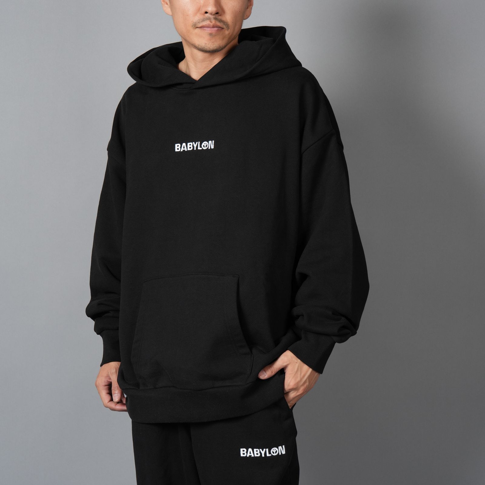 SHOP HOODIE / ショップフーディー  (ジェッドブラック)