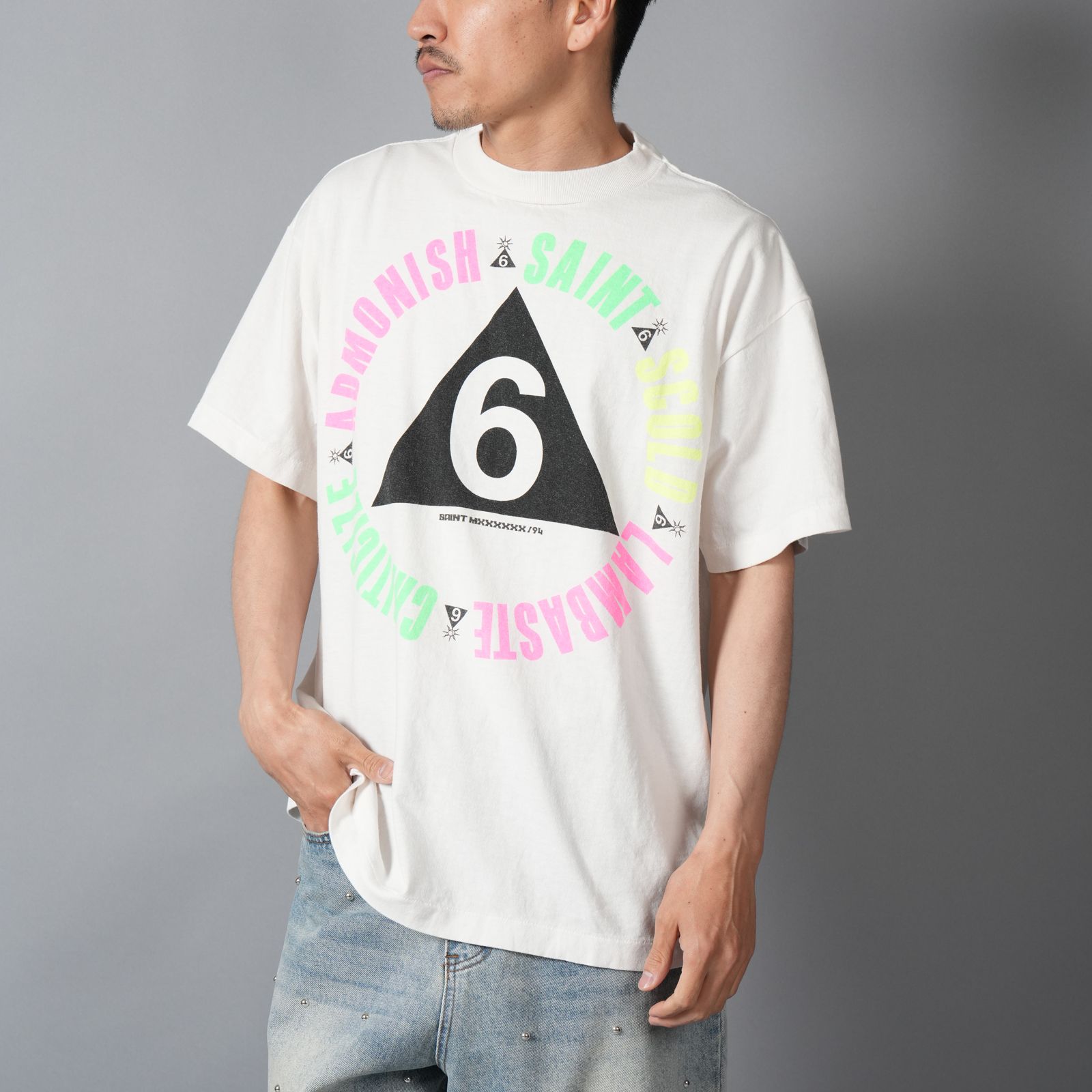 【残りわずか】SM-MK8-0000-014 / SS T-SHIRT / 6 / WHITE / Tシャツ (ホワイト)