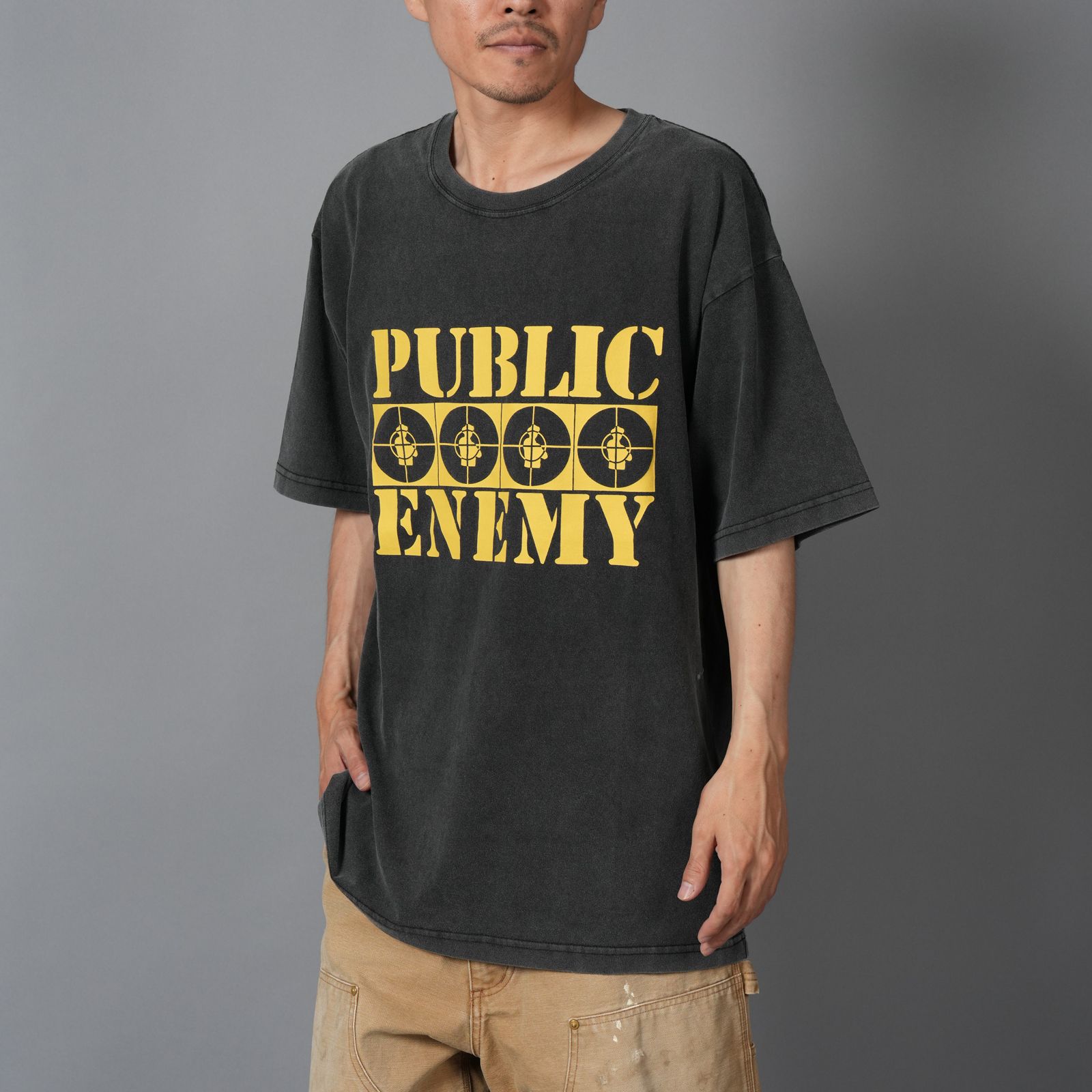 UM25AW-20 / PUBLIC ENEMY / パブリックエネミー / Tシャツ (ブラック)