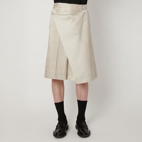 [予約商品] Short Wrap Pants / ショートラップパンツ (ベージュ)