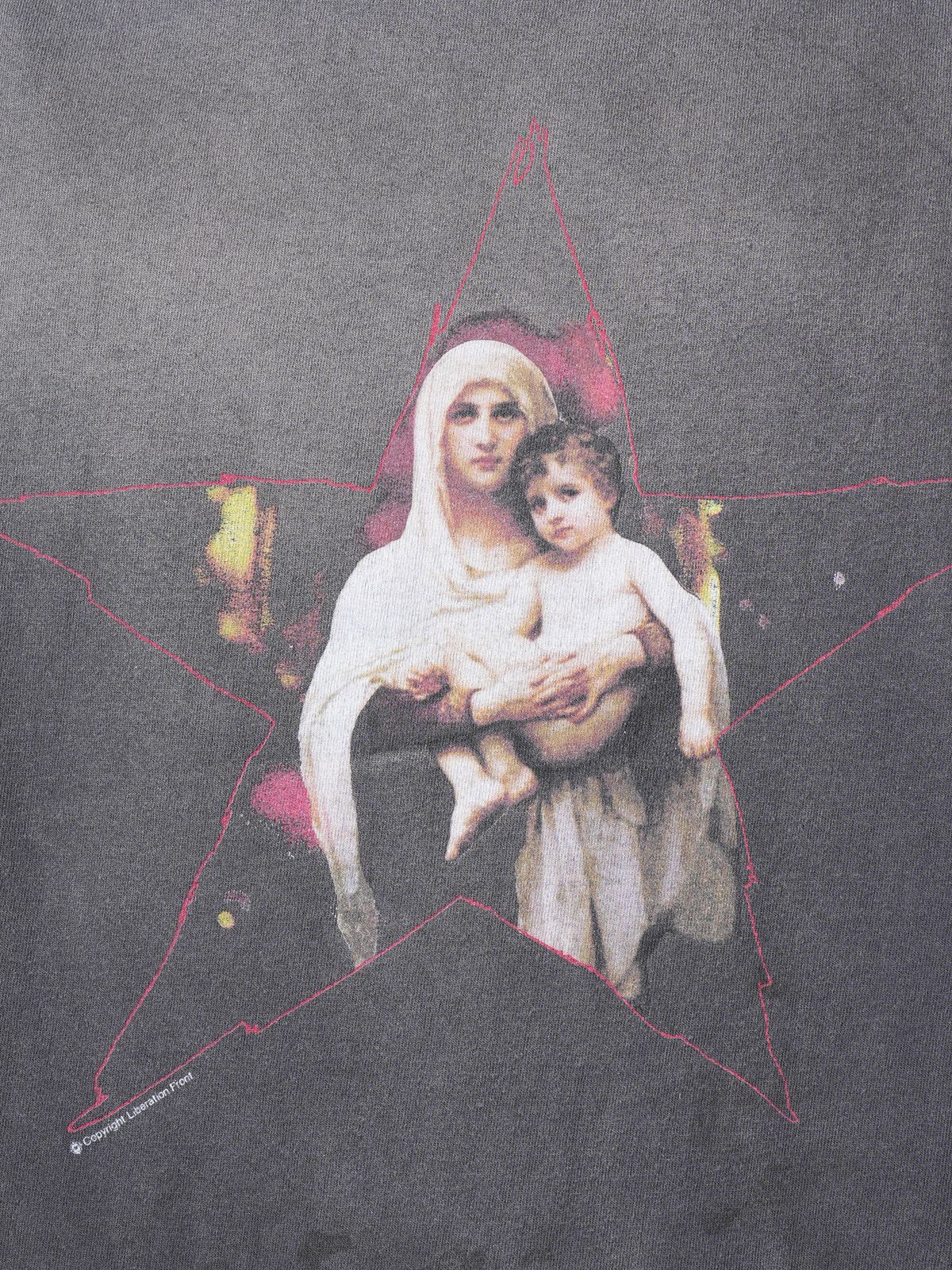【ラスト1点】 SM-S23-0000-007 / SS TEE / STR MARIA / BLACK / Tシャツ  (ブラック)