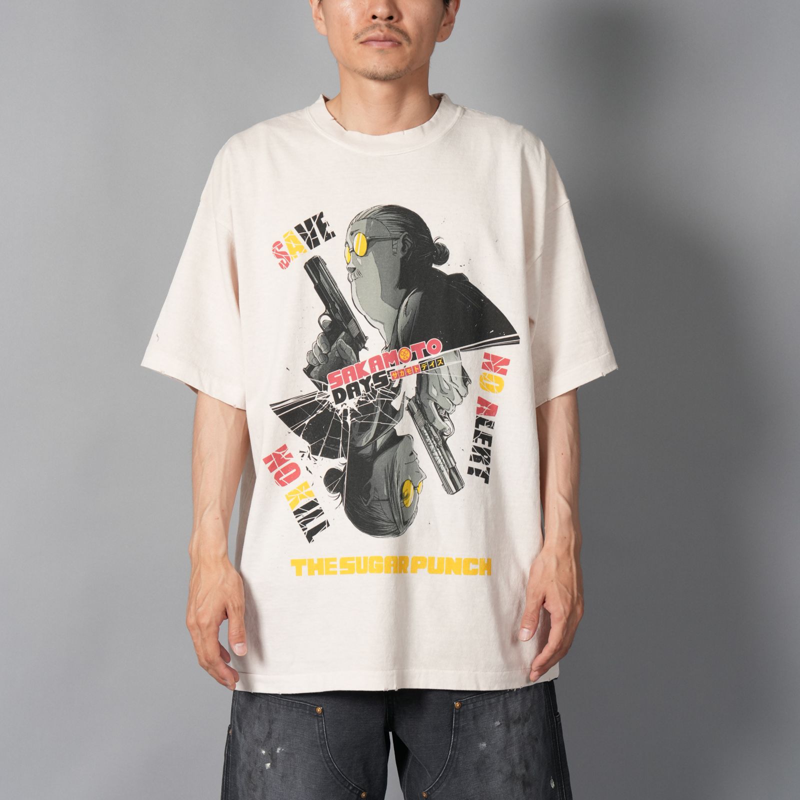 [SAKAMOTODAYS]  TSDM25SM001 /S/S T-Shirt  (SAKAMOTO)  / Tシャツ (ホワイト)