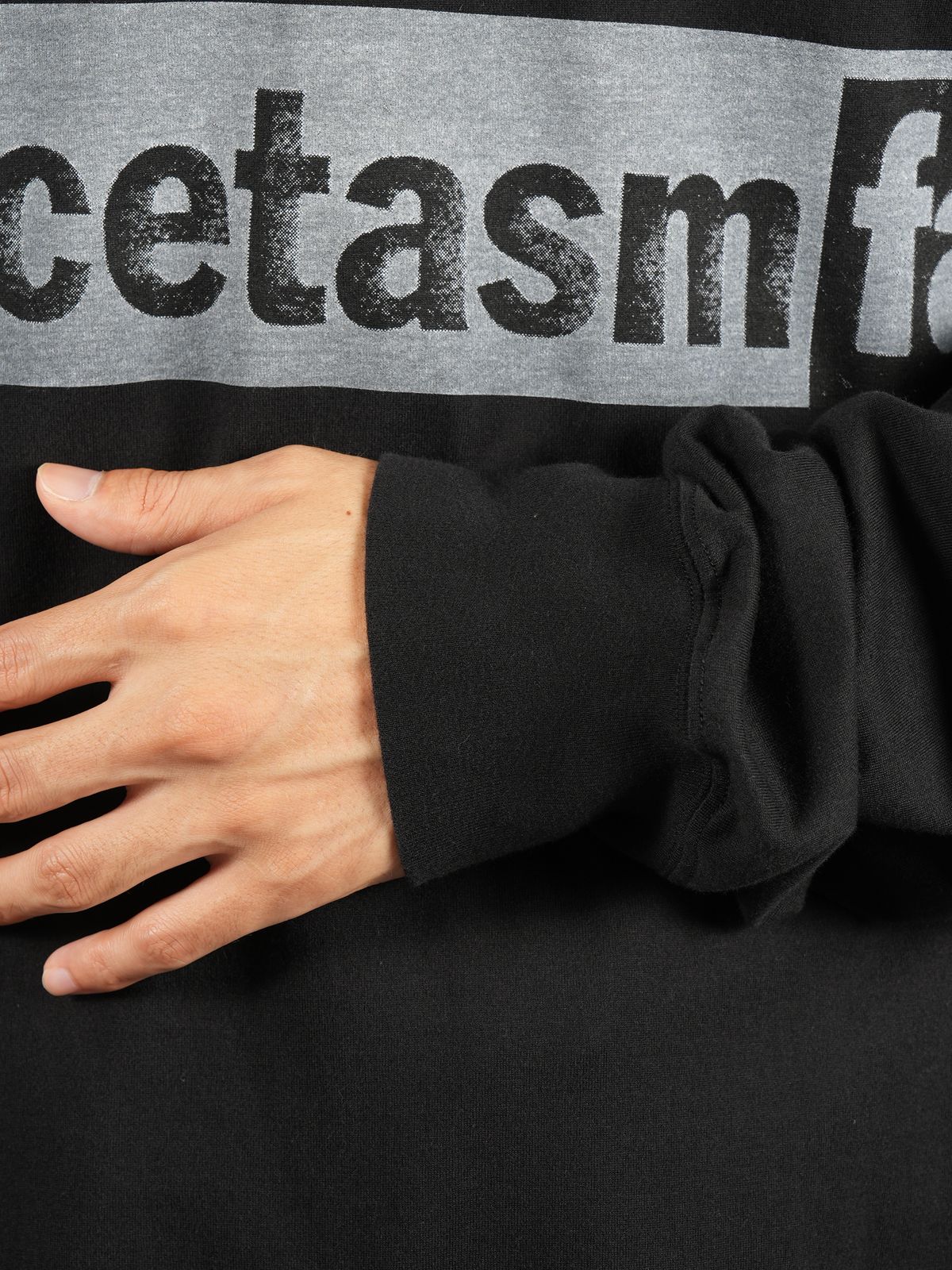 【ラスト1点】LOGO LONG TEE / ロングTシャツ(ロゴ) / TOF-TEE-U04 / カットソー / ブラック / メンズ