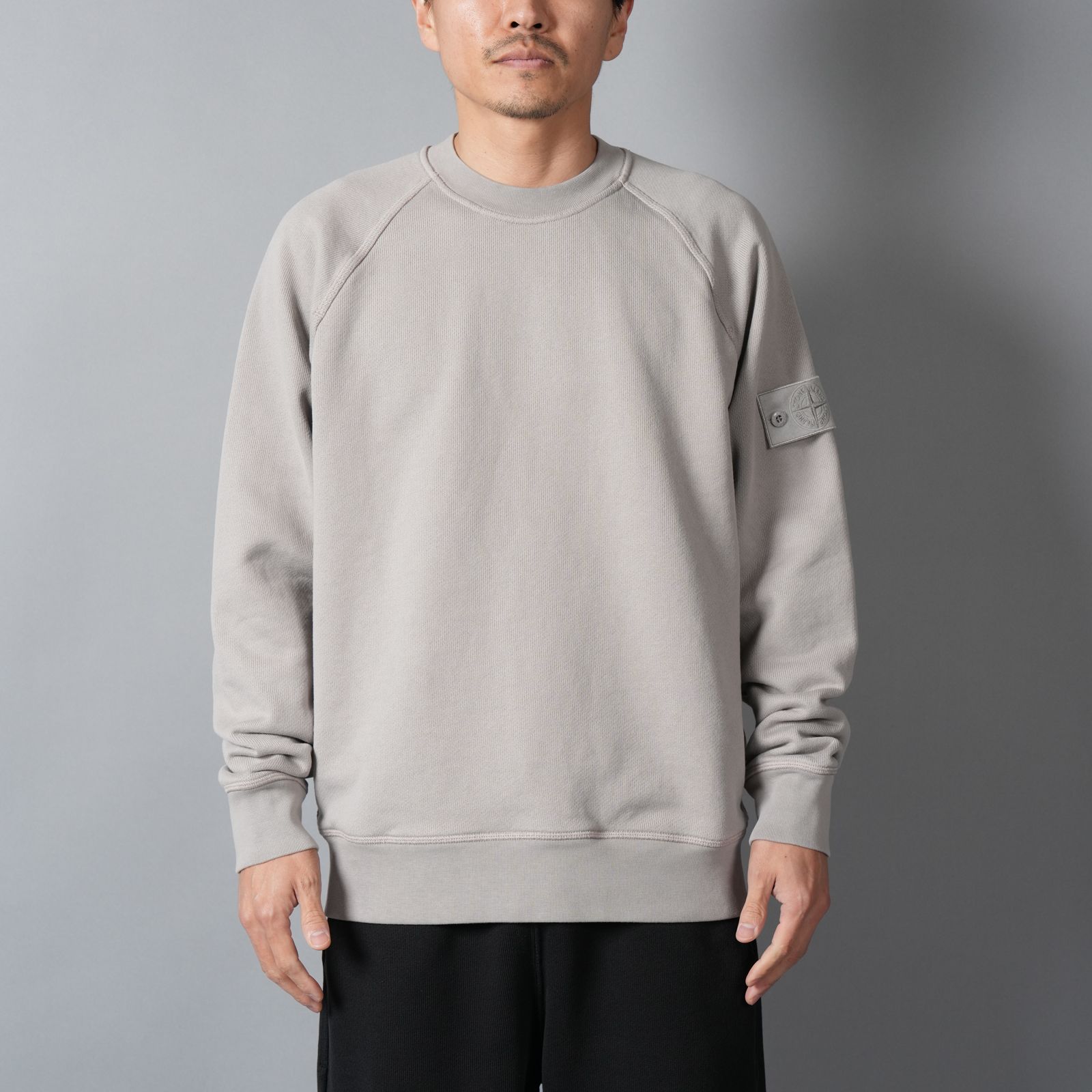 【残りわずか】6100028 / HEAVY ORGANIC COTTON FLEECE_S.I. GHOST / クルーネックスウェット・トレーナー (ダスト)