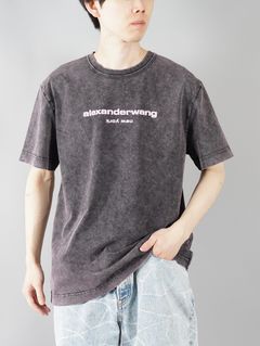 ラスト1点 / ACID WASHED CLASSIC SPORT SLEEVE TEE W / PUFF  / アシッド ウォッシュド クラシック スポーツ スリーブ Tシャツ (ピンク)