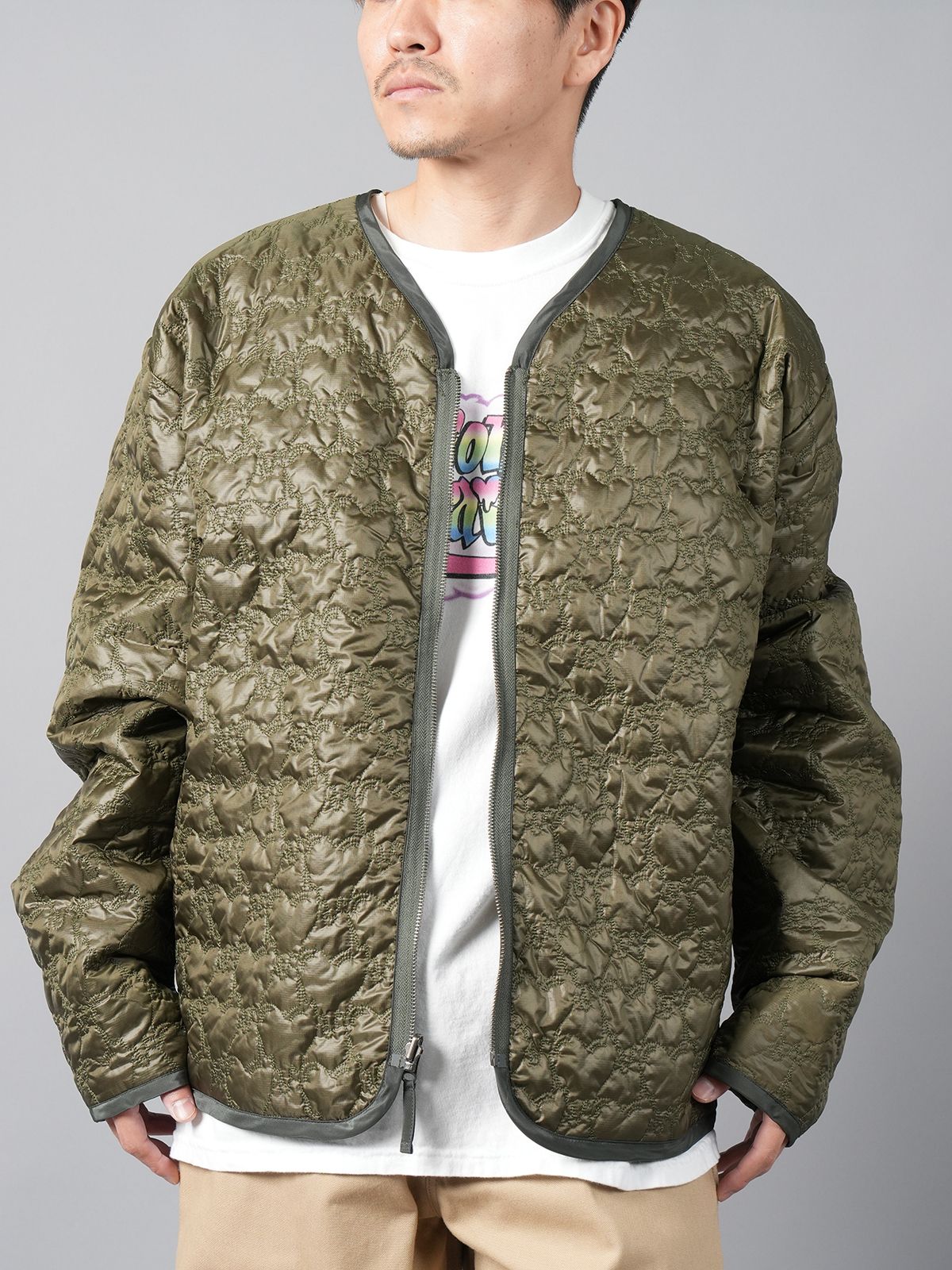 【ラスト1点】 REVRSBL QUILT LINER JKT /  リヴァーシブル キルト ライナージャケット (カモフラージュ)