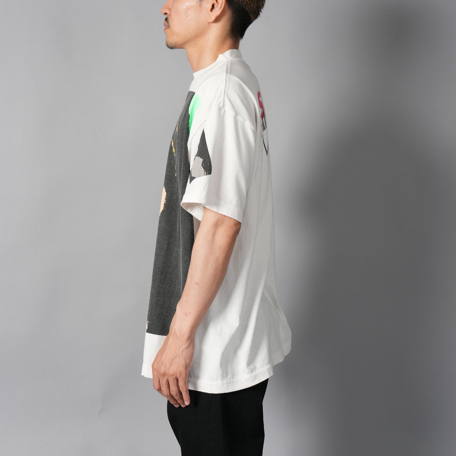 【残りわずか】【コラボ】SM-MK1-0000-C14 / AMY_SS T-SHIRT / BACK TO BLK / WHITE / Tシャツ (ホワイト)