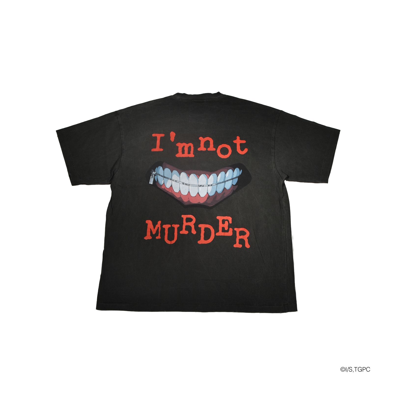 [東京喰種]  TTGM25SM001 / S/S T-Shirt  (KANEKI MASK)  / Tシャツ (ブラック)