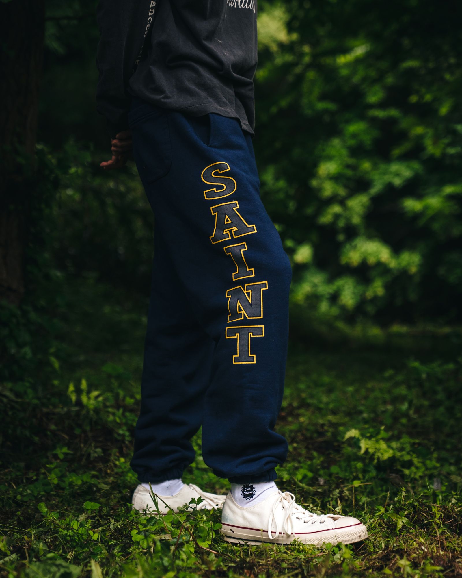 SM-HR1-0000-062 / SWEAT PANTS / SAINT / NAVY / スウェットパンツ (ネイビー)