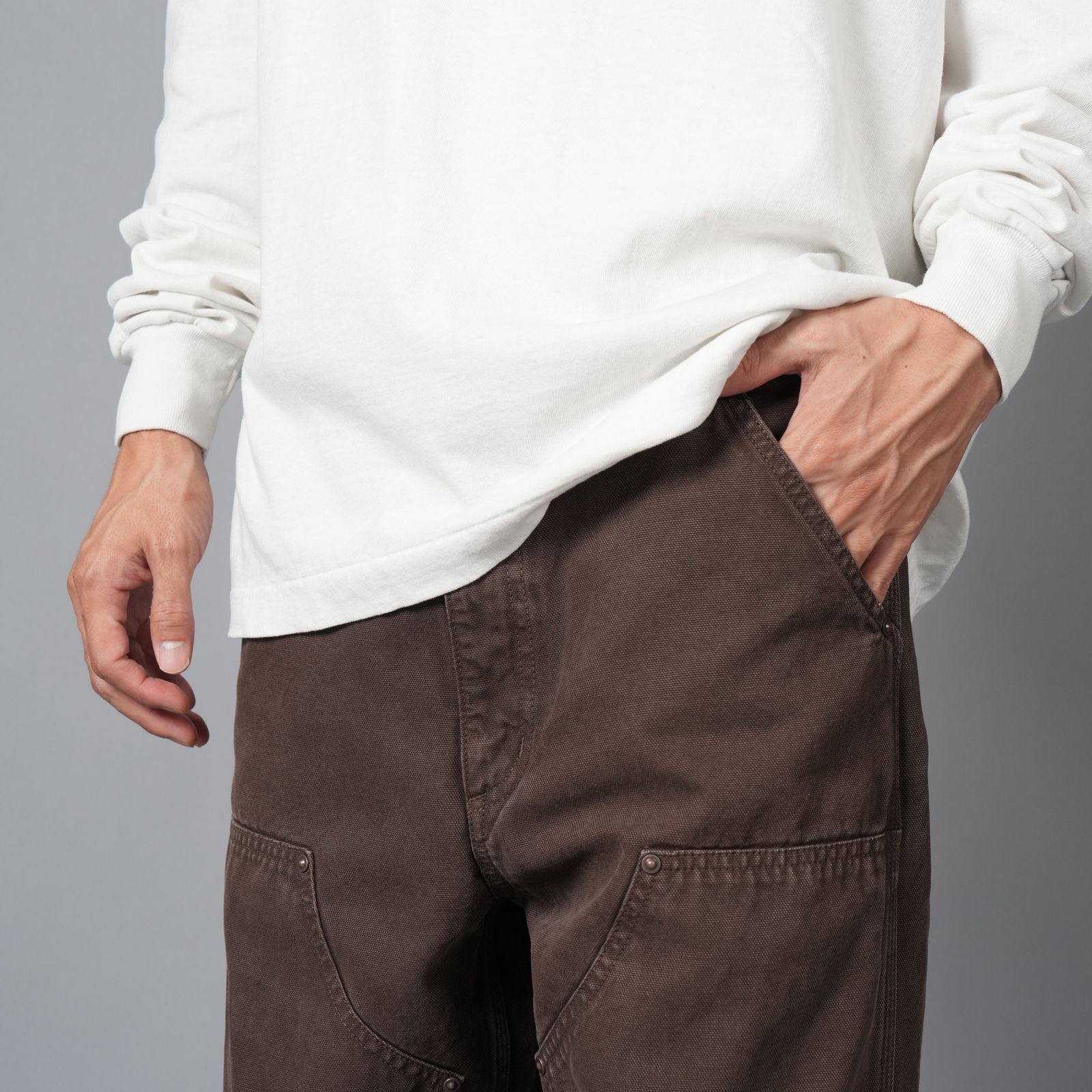 MH029 / WORK PANTS / ワークパンツ / DARK BROWN  (ダークブラウン)