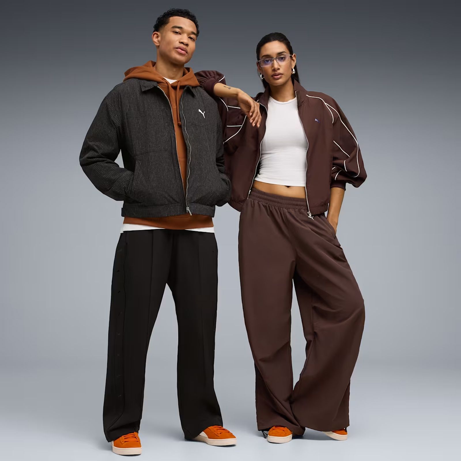 PUMA SWEDE チャールズ F ステッド / スニーカー (オレンジ/プーマホワイト)