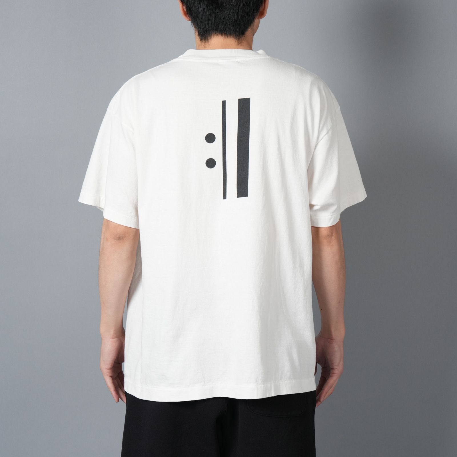 【ラスト1点】【コラボ】SM-HR8-0000-C12 / EV_SS TEE / BLUE / WHITE / ロンT・カットソー (ホワイト/ブルー)