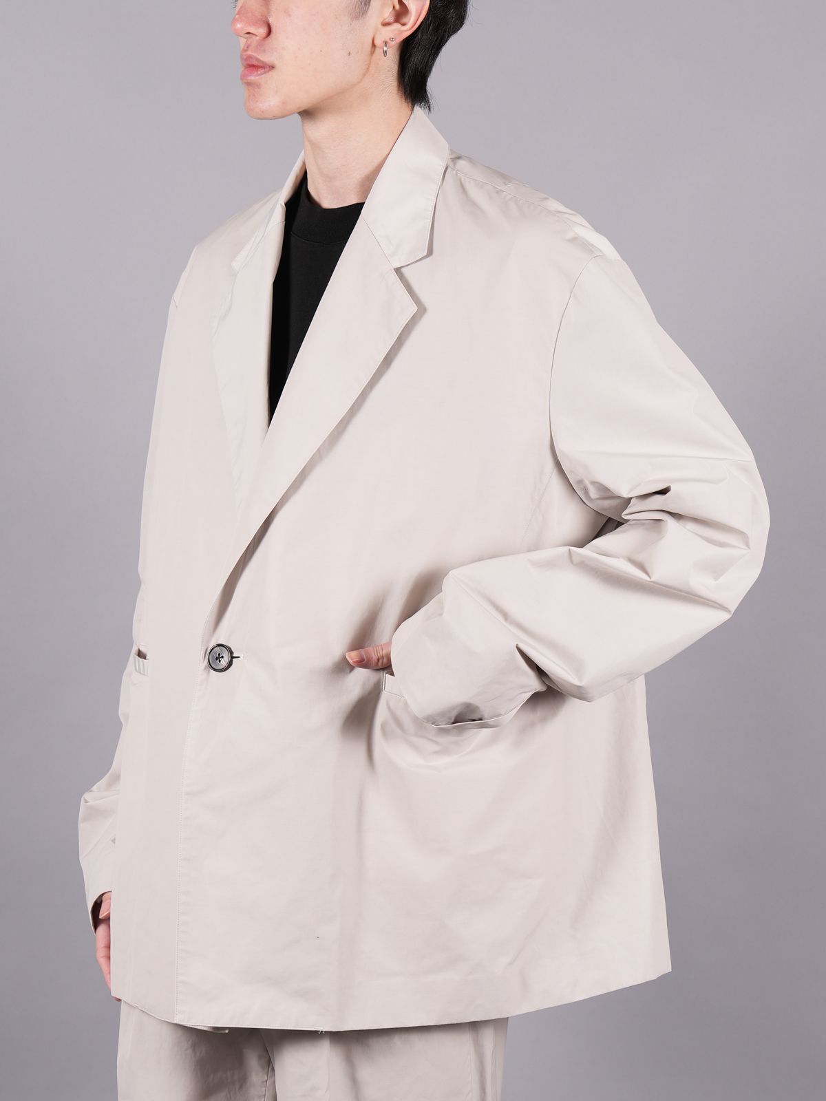 【ラスト1点】 【定番アイテム】 BETA TAILORED JACKET / ベータ テーラードジャケット (グレーベージュ)