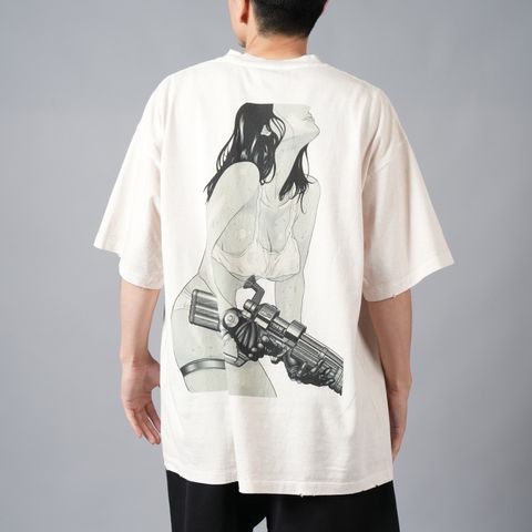 【ラスト1点】[GANTZ / ガンツ]  TGAM24SM004 / S/S TEE / Tシャツ (ホワイト)