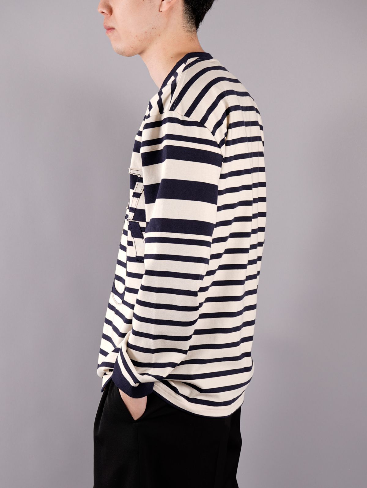 【JW ANDERSON】 デコンストラクト ブレザー ライラック JW Anderson チェーン テーラードジャケット | ブラック