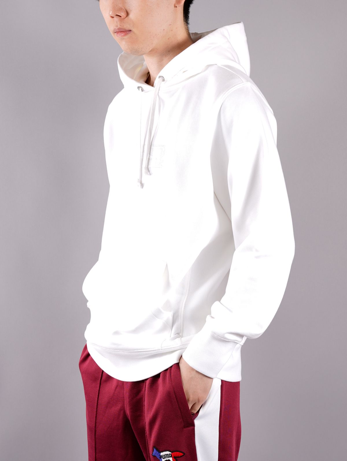 ラスト1点 / PUMA X MAISON KITSUNE HOODIE / プーマ / メゾン キツネ フーディー (ホワイト)