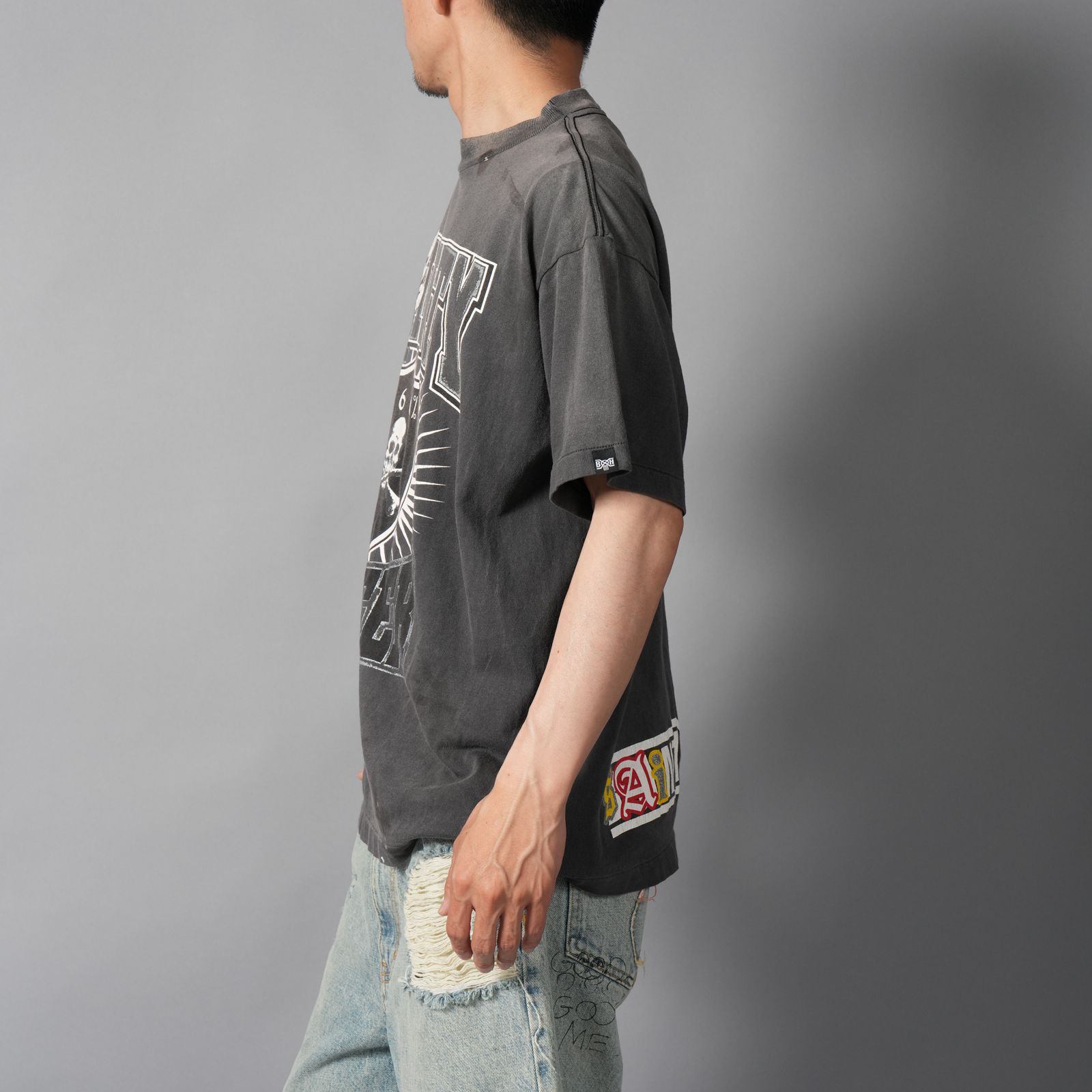【残りわずか】【コラボ】SM-MK8-0000-C29 / BH_SS T-SHIRT / SAINTY HUNTER / BLACK / Tシャツ  (ブラック)