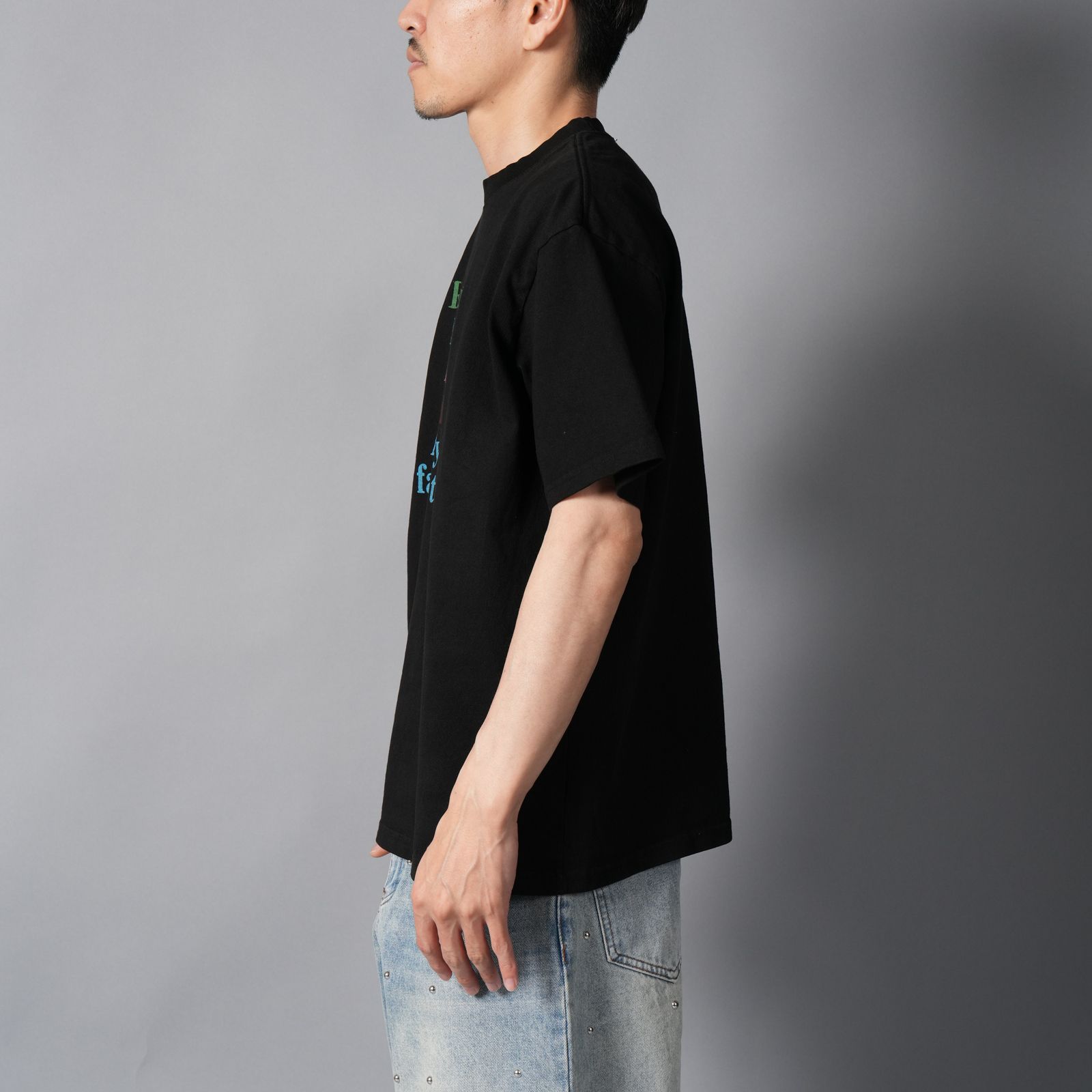 ROMANCE, tee / Tシャツ (ジェットブラック)