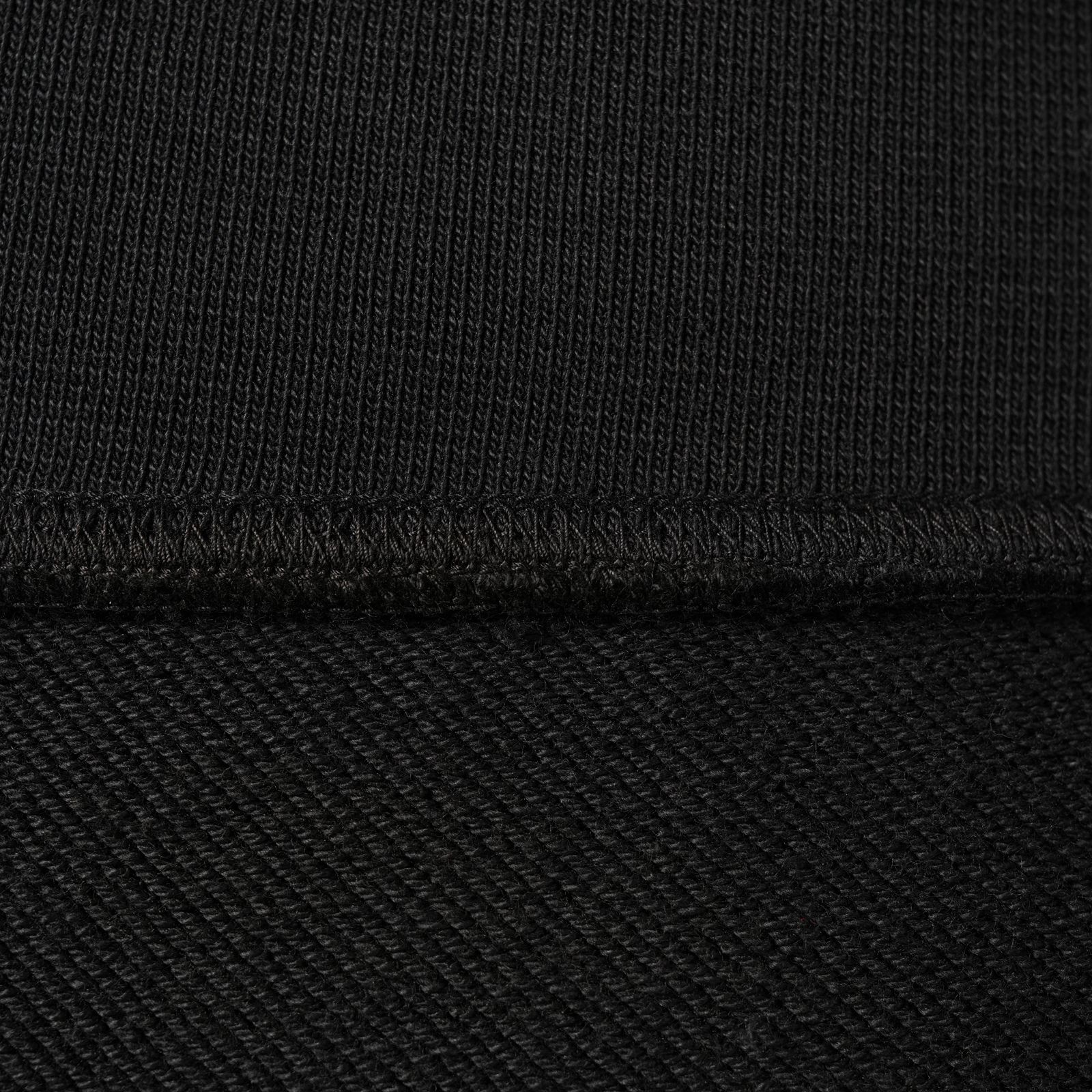 【定番アイテム】 6100060/6100044/63051 / ORGANIC COTTON FLEECE / トレーナー / クルーネックスウェット 【ガーメントダイ】  (ブラック)
