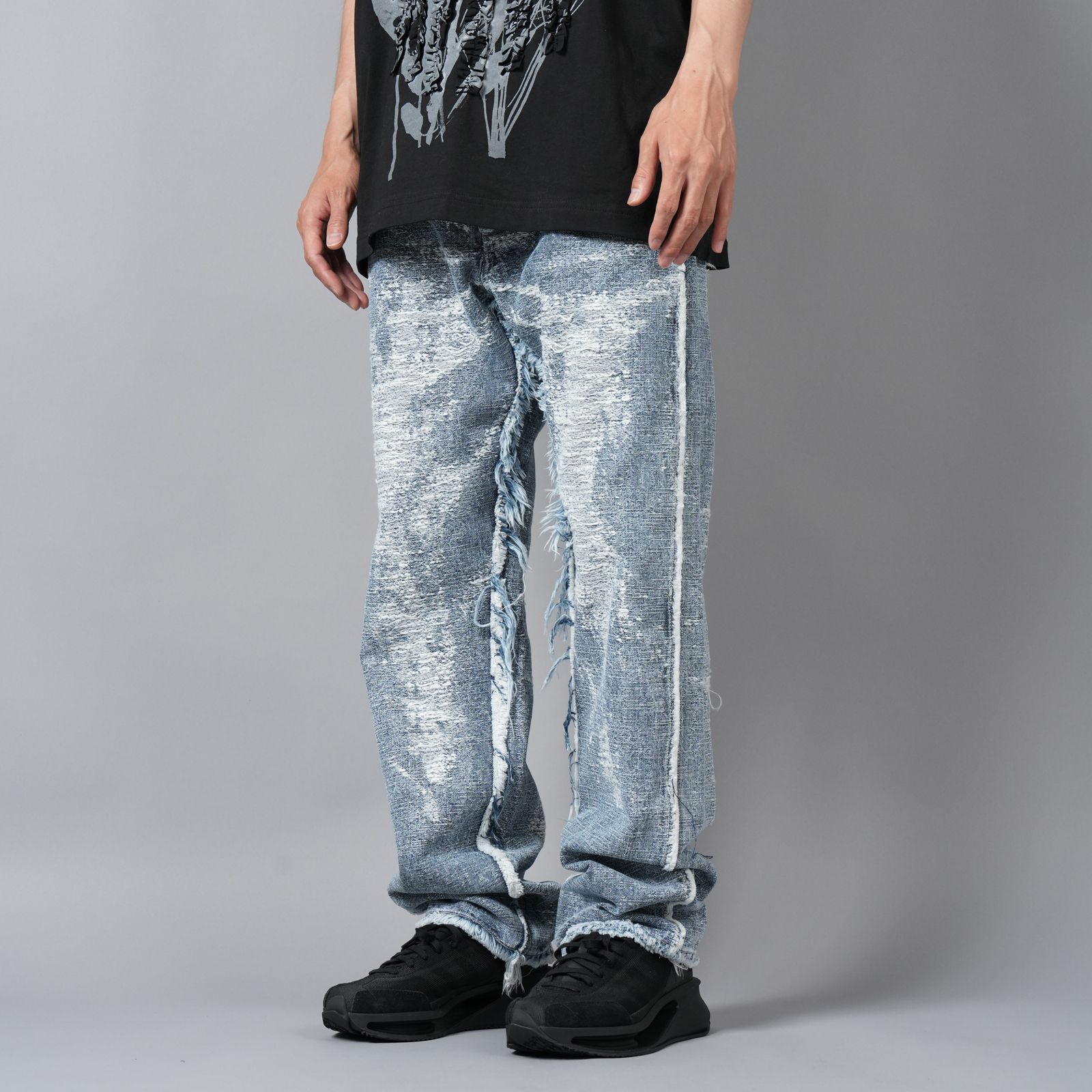 【ラスト1点】STRAIGHT DENIM PANTS / ストレート デニムパンツ (インディゴケミカル)