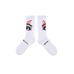 SM-MK1-0000-107 / SOCKS / EYE / WHITE / ソックス  (ホワイト)