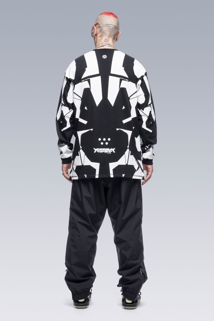 【ラスト1点】 S36-PR / 100% Cotton Long Sleeve T-shirt / ロンT ・カットソー  (ブラック)