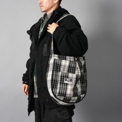 【ラスト1点】Leather Shoulder Bag / レザーショルダーバック [リバーシブル](ブラック)
