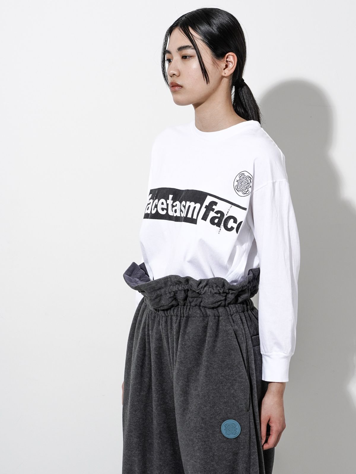 ラスト1点 / LOGO LONG TEE / ロゴ ロングティー / TOF-TEE-U04 / カットソー (ホワイト)
