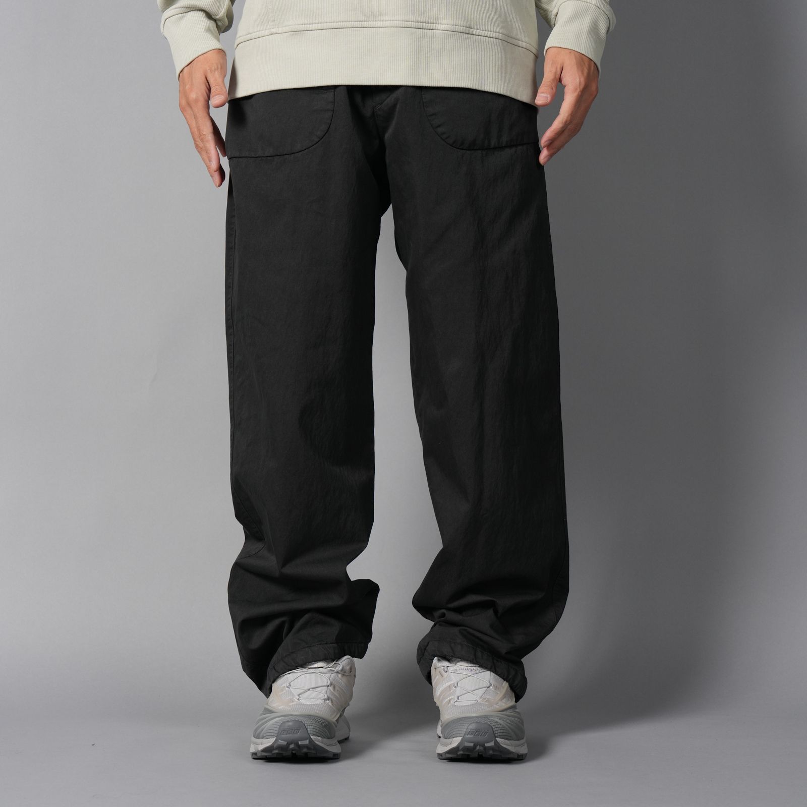 PANTS PANT IN GABARDINE CO/NY / パンツ (ブラック)