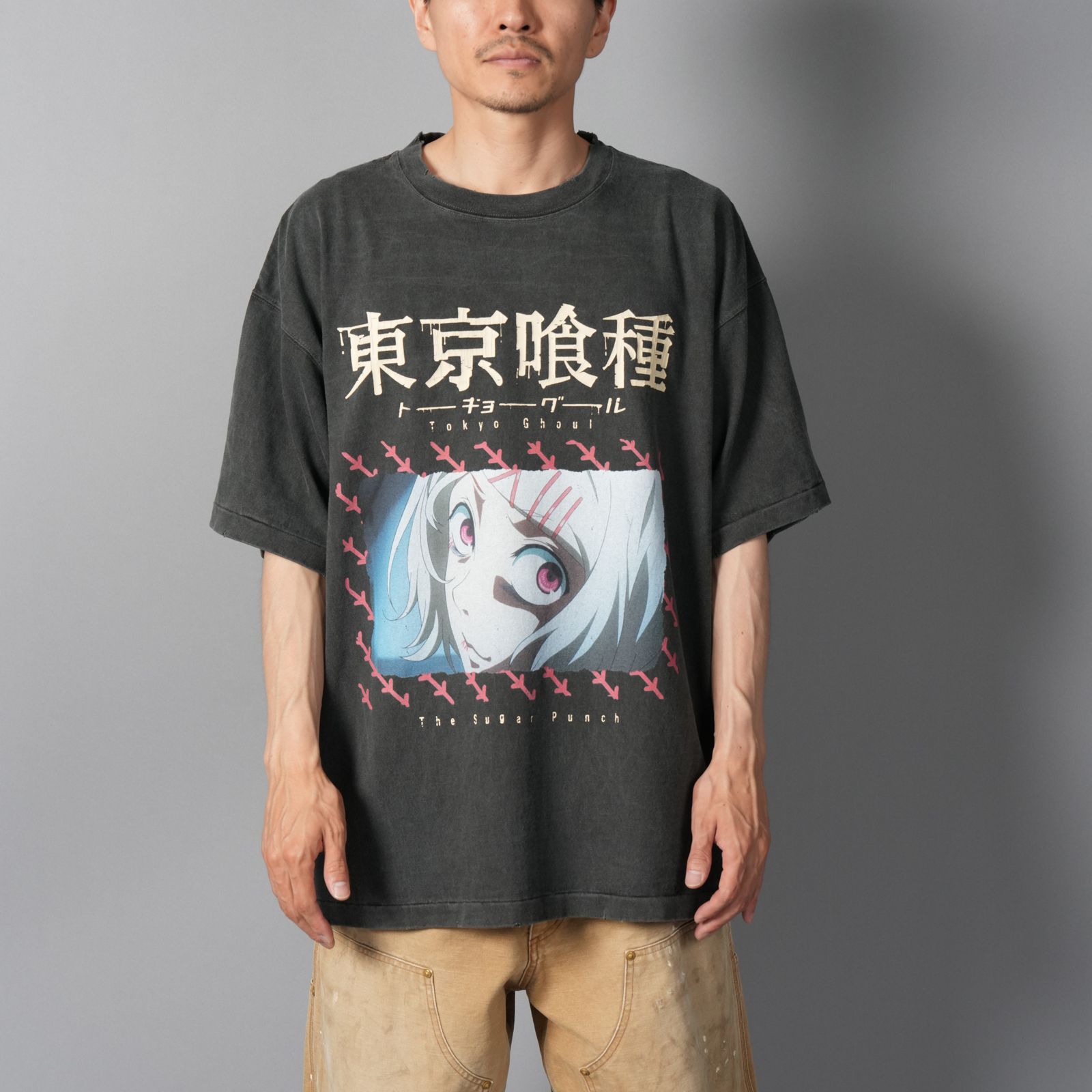 【残りわずか】[東京喰種]  TTGM25SM009 / S/S T-Shirt   (JUZO)  / Tシャツ (ブラック)