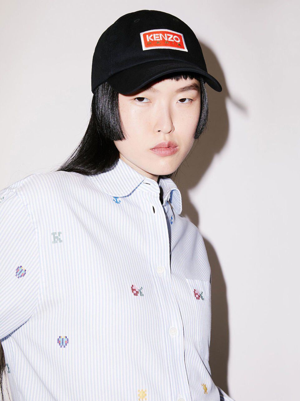 KENZO - 【ラスト1点】 Kenzo Stamp Cap Tricolor Kenzo Logo / ベース