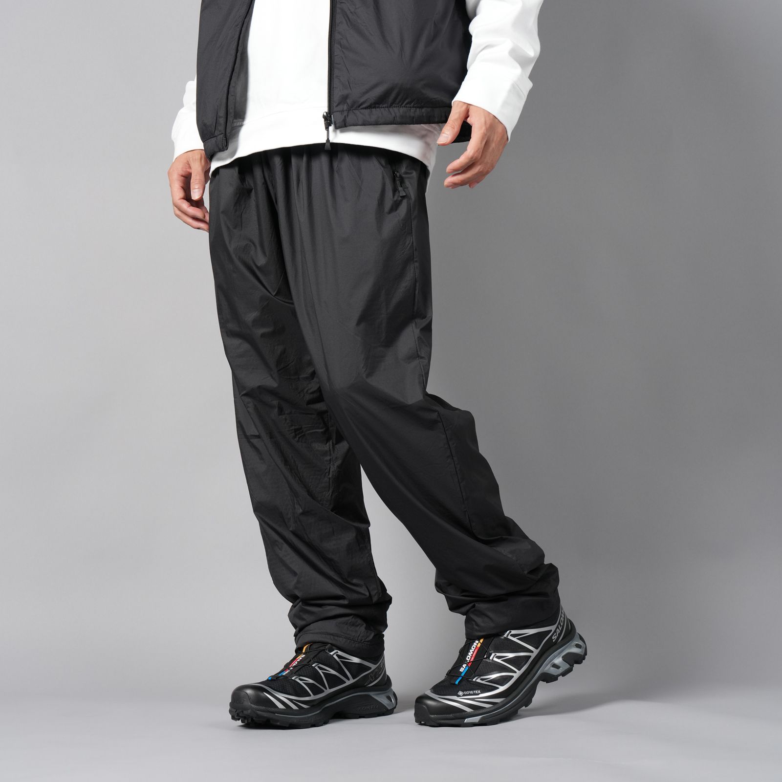 【ラスト1点】WR NY RIP x POLATEC®ALPHA® PANTS  / ナイロンリップストップパンツ (ブラック)