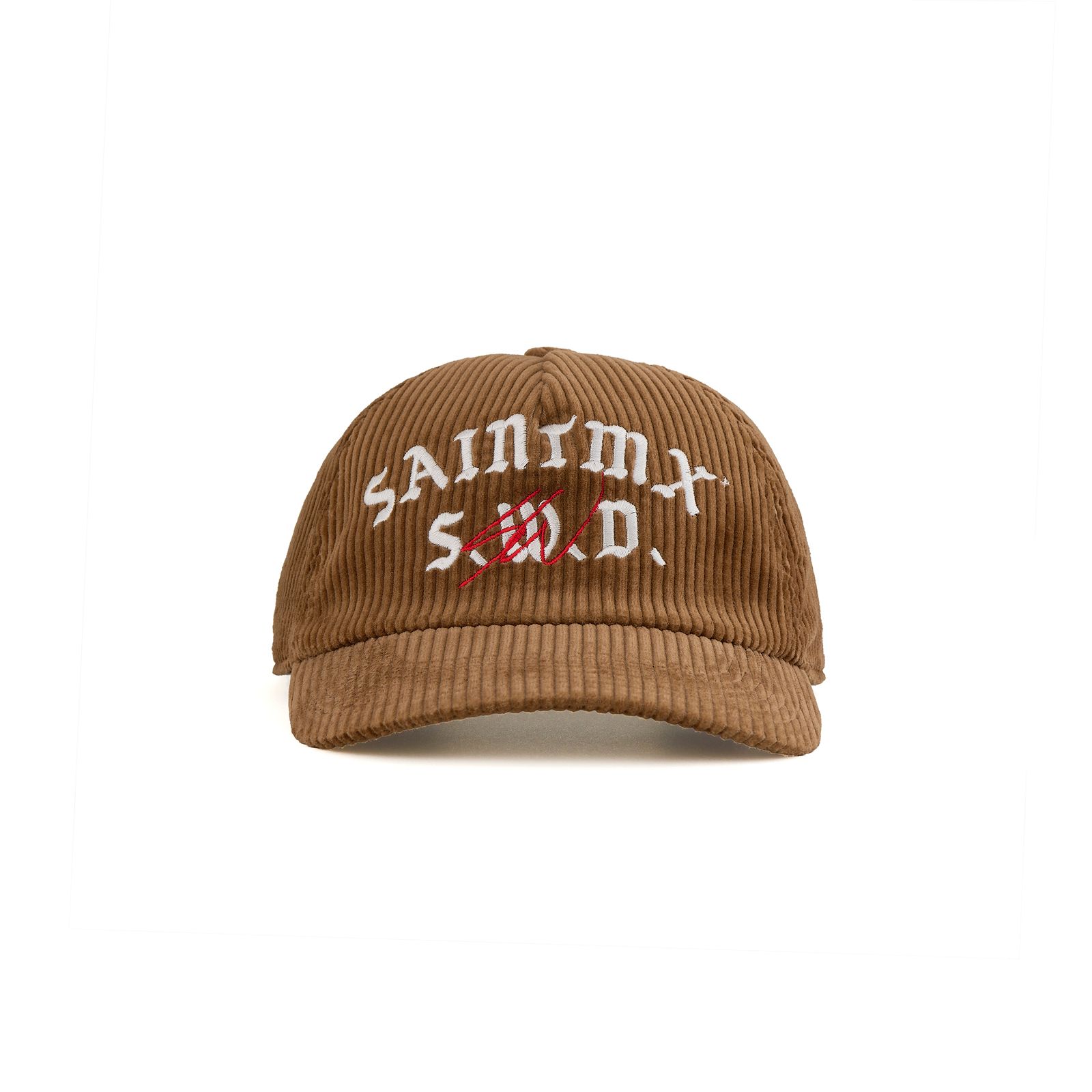 【コラボ】SM-MK8-0000-C13 / SW_CORDUROY CAP / SAINT SW / CAP / キャップ (ブラウン)